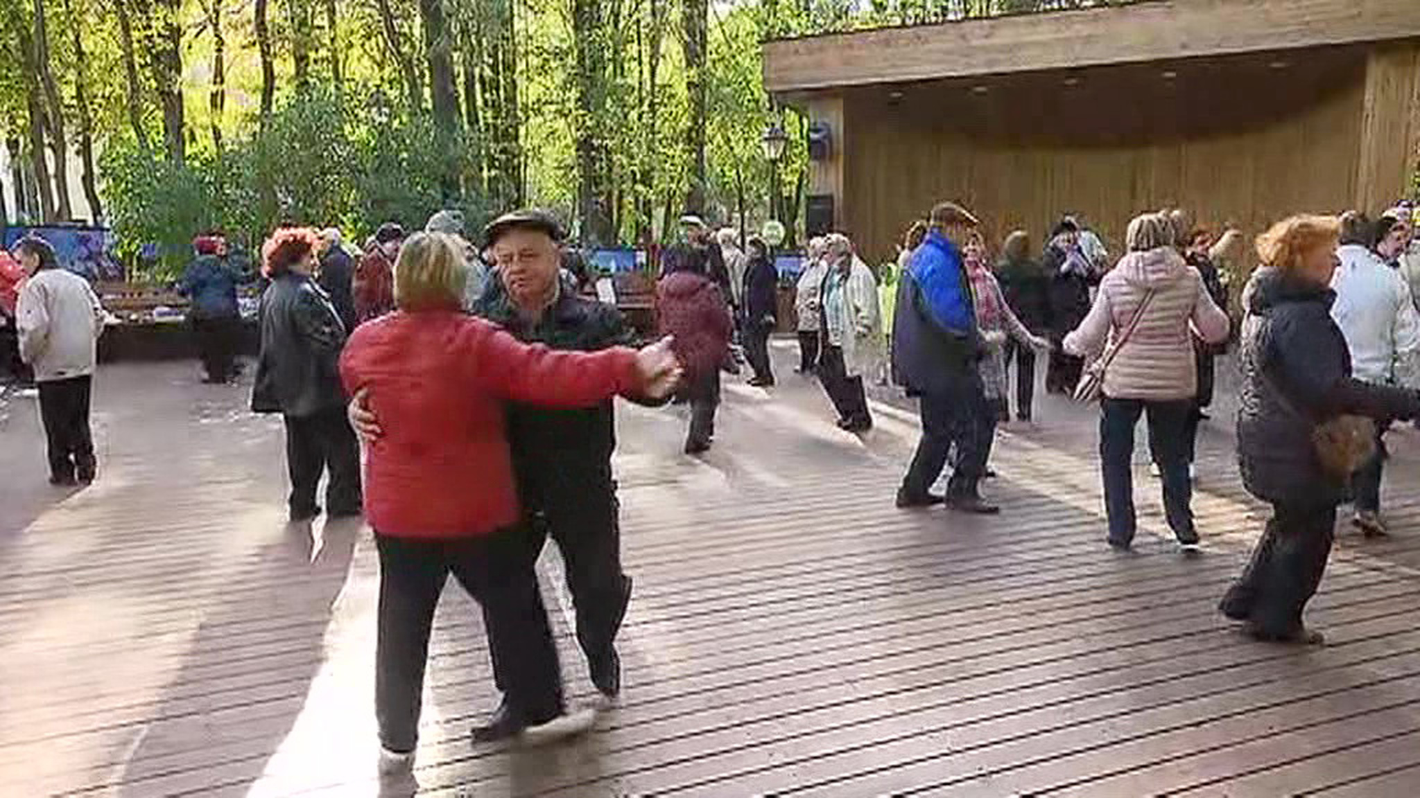 В Москве отмечают день пожилых людей