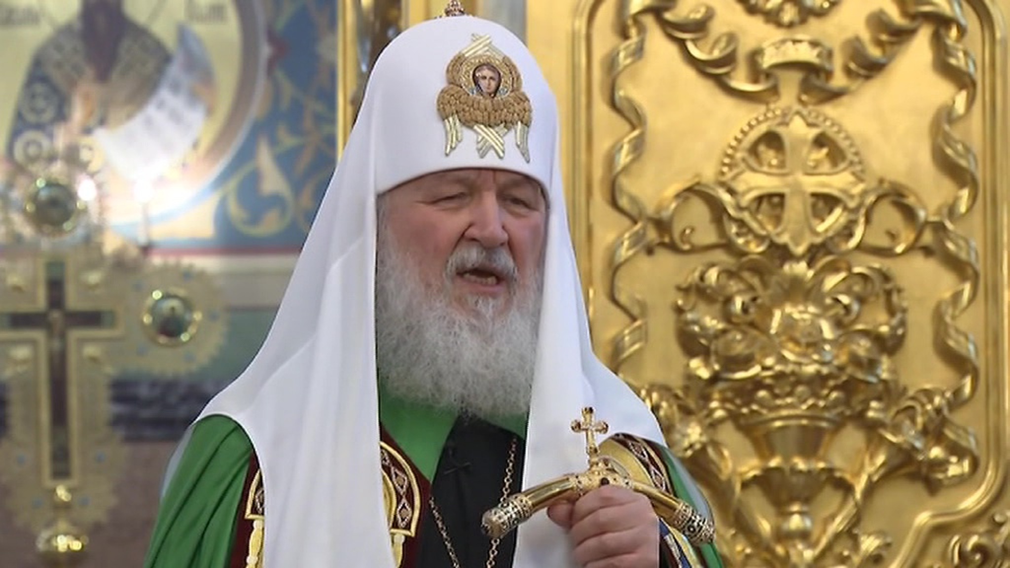 Патриарх Кирилл отслужил литургию в честь дня памяти Николая Чудотворца и дал комментарий о ситуации на Украине