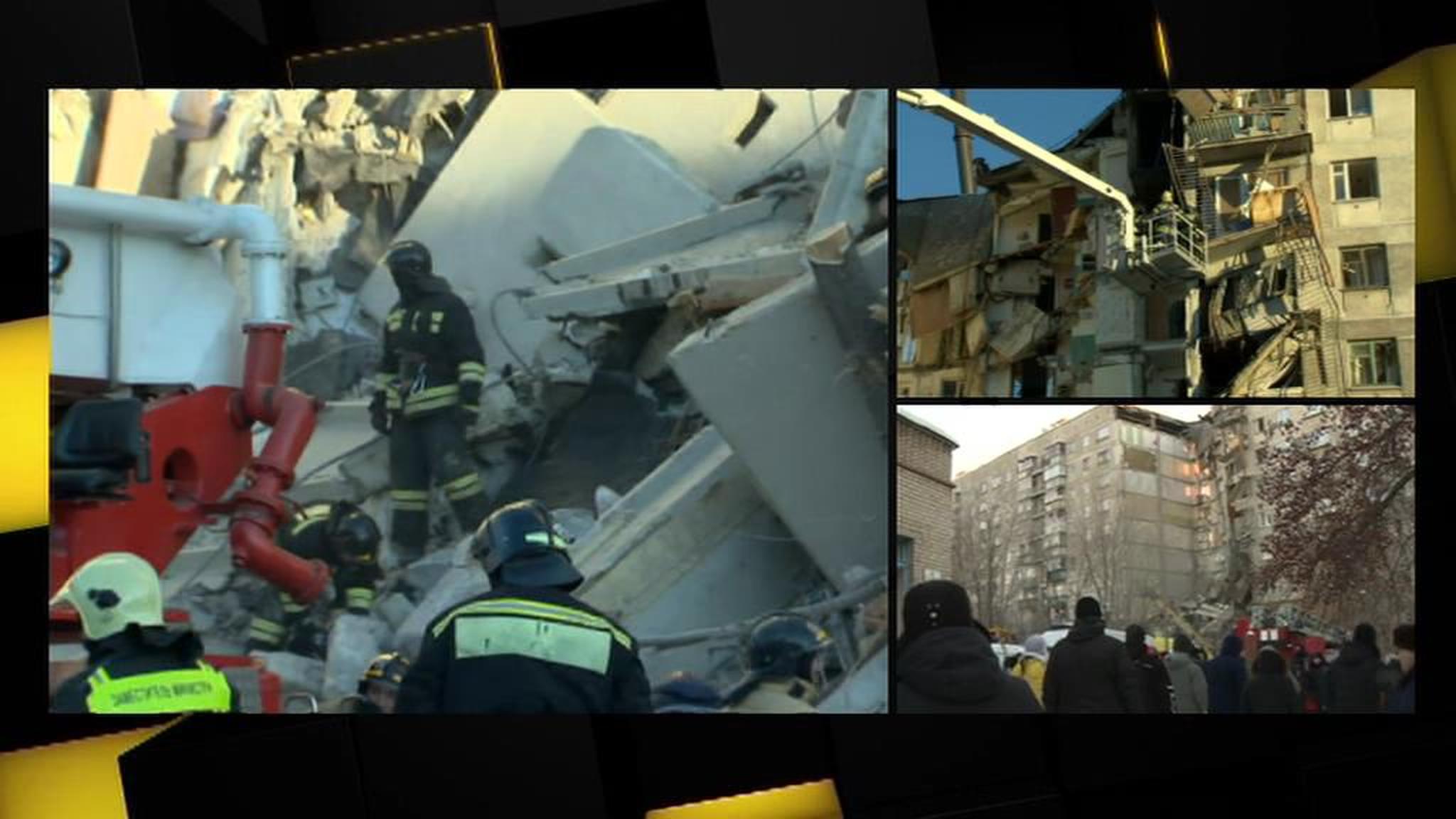 Пострадавший от взрыва подъезд в Магнитогорске может рухнуть полностью