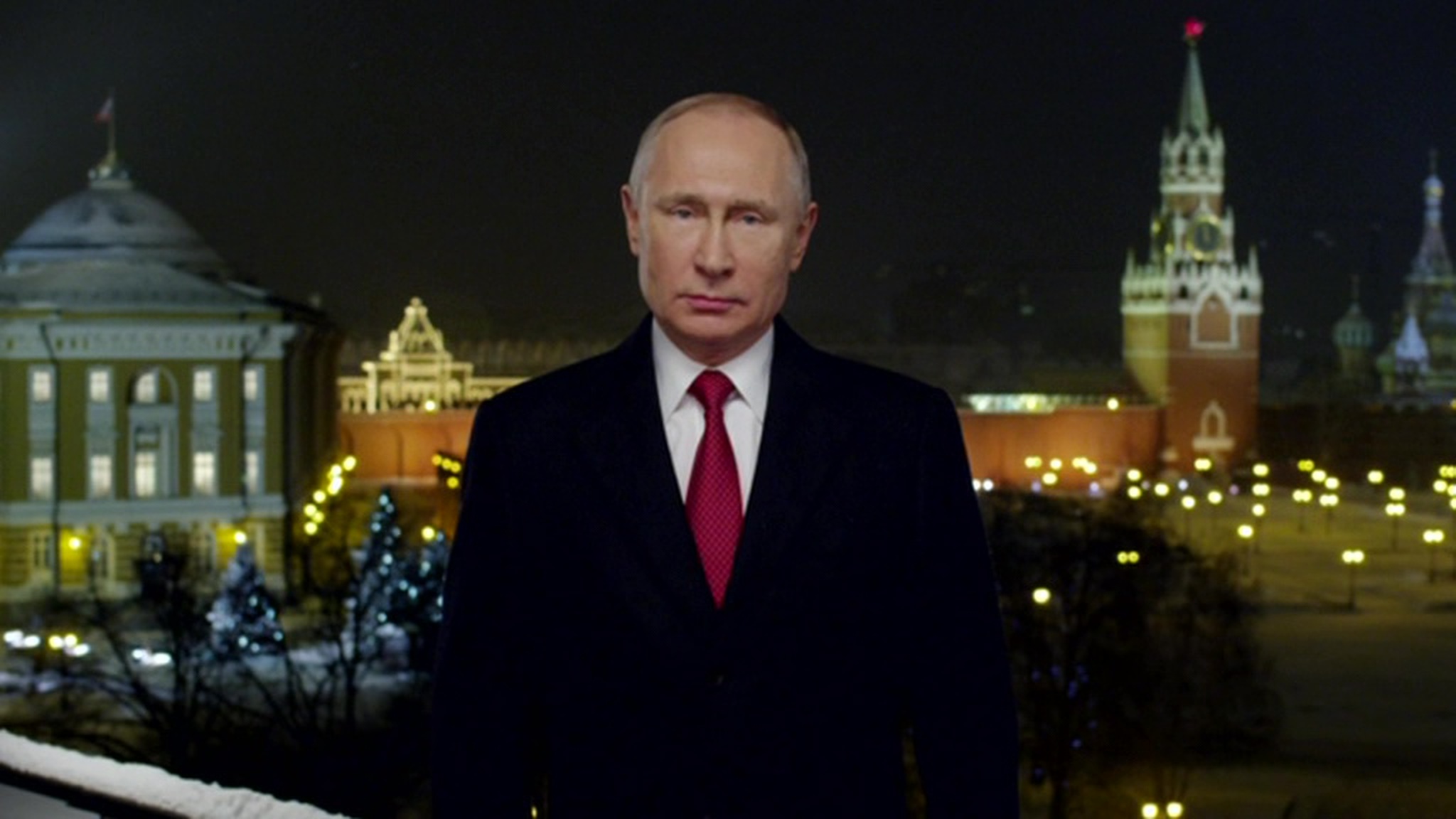 Новогоднее обращение президента России Владимира Путина