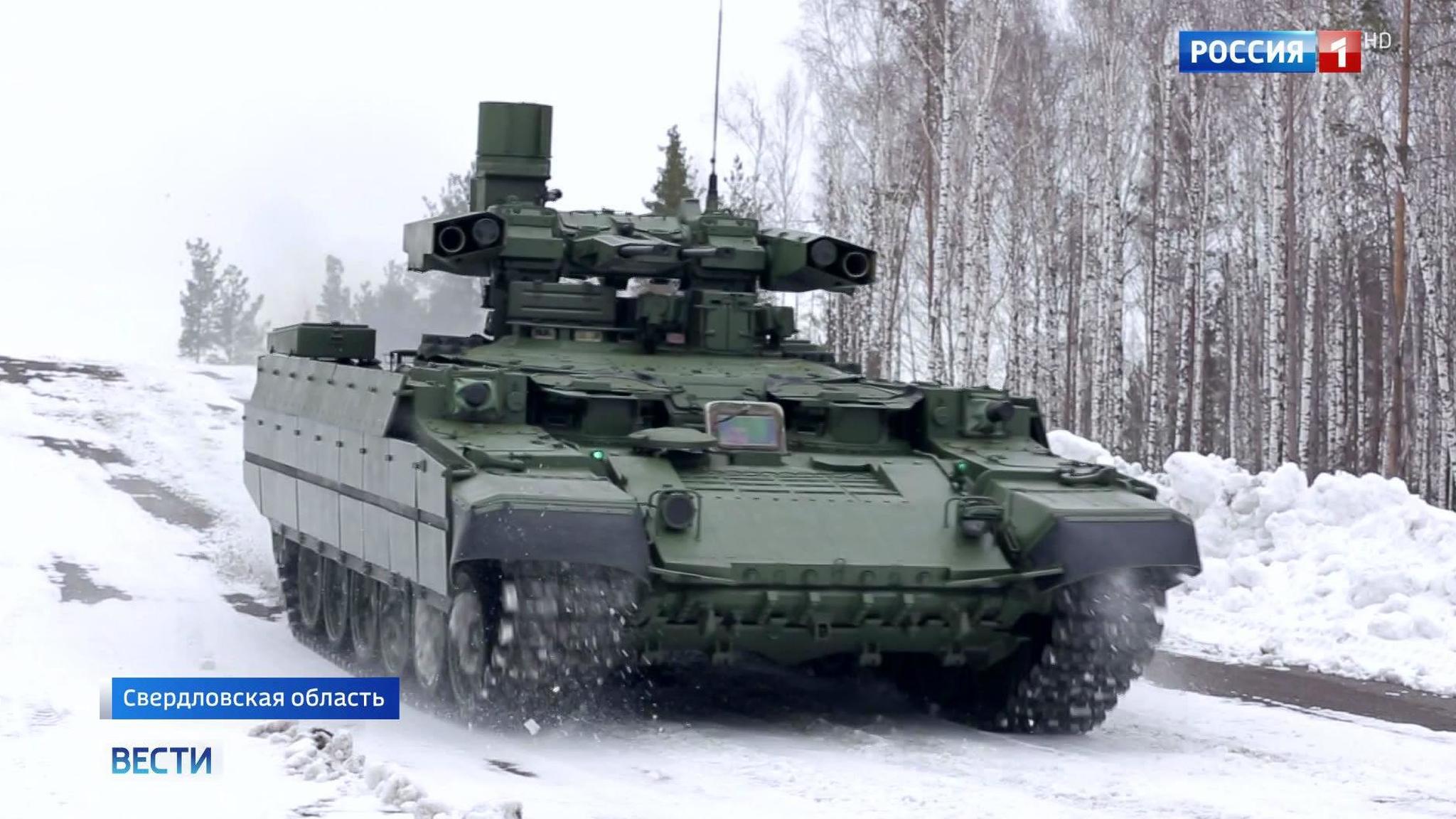 На Урале под Нижнем Тагилом обкатали военные "Терминаторы"