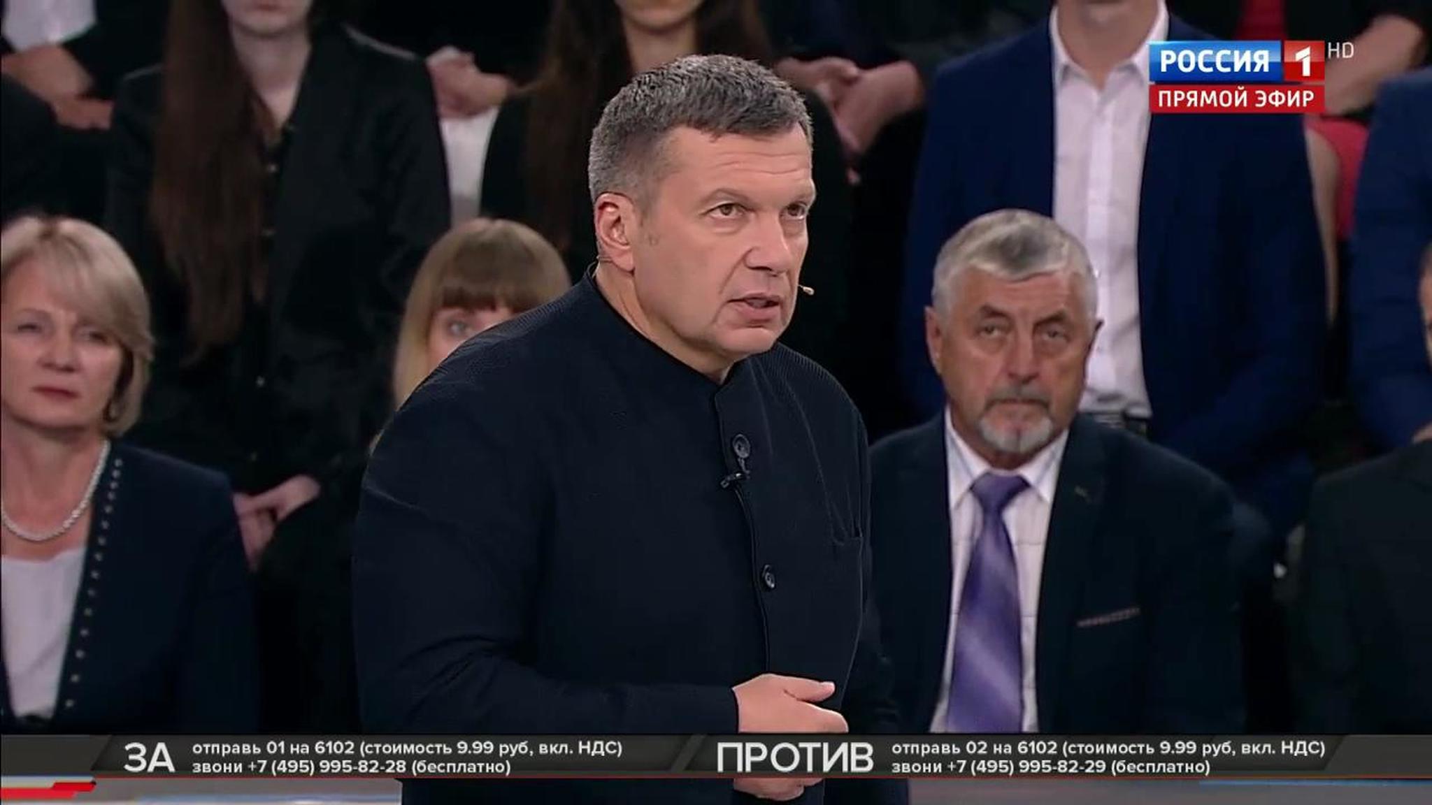 Соловьев о Голунове: хочу, чтобы все были равны перед законом (Эфир от 10.06.2019)