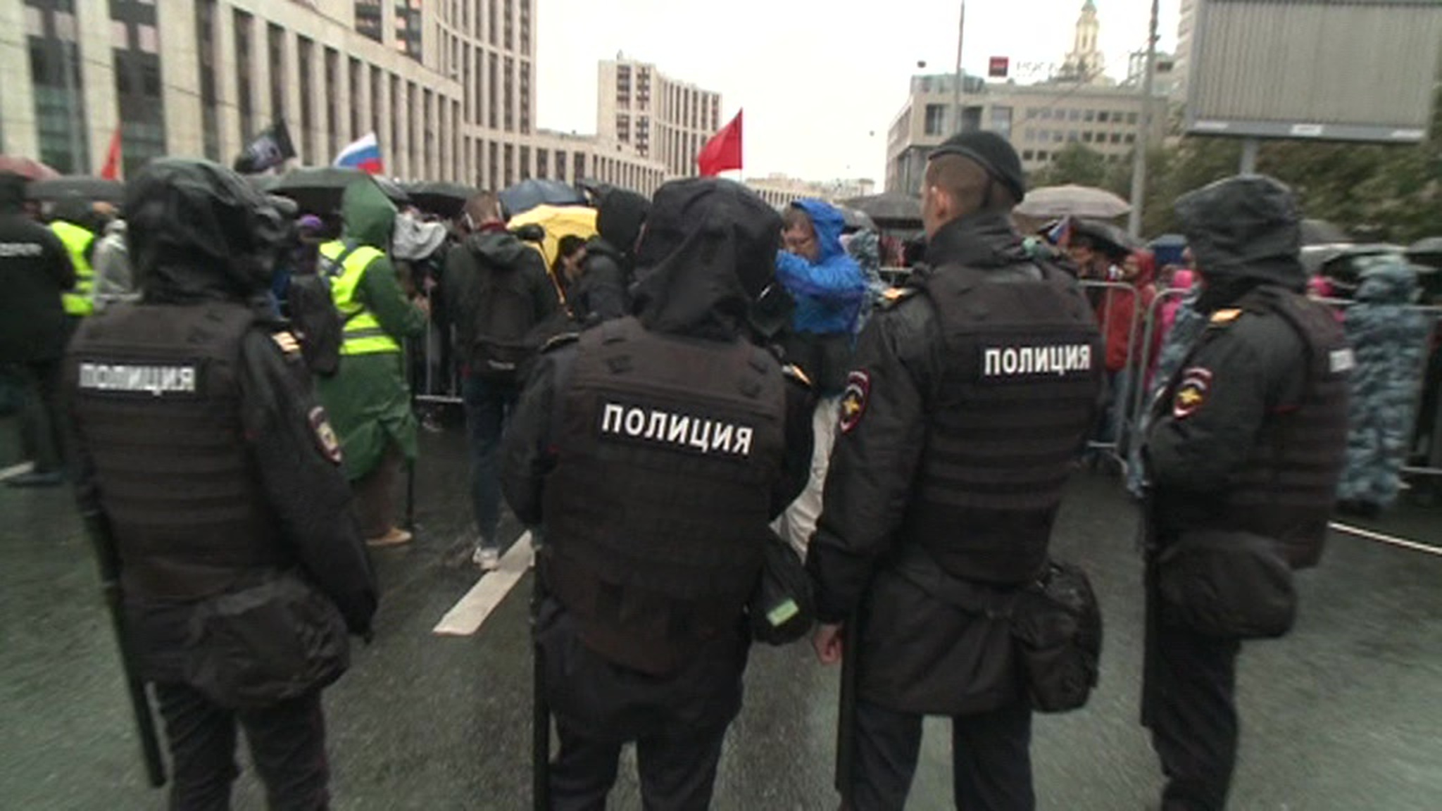Полиция отчиталась по задержанным в центре Москвы