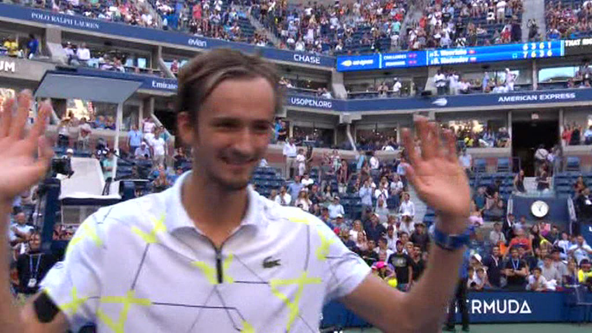 Медведев обыграл Вавринку и вышел в полуфинал US Open