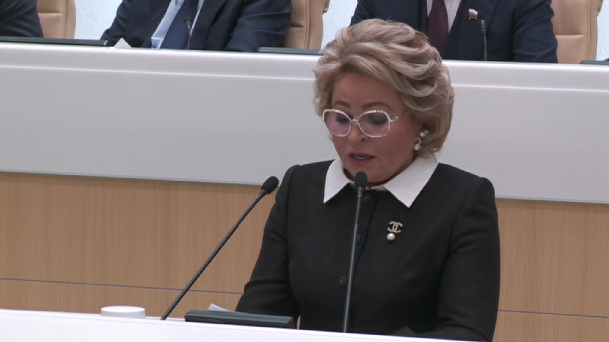 Валентина Матвиенко переизбрана на пост председателя Совета Федерации