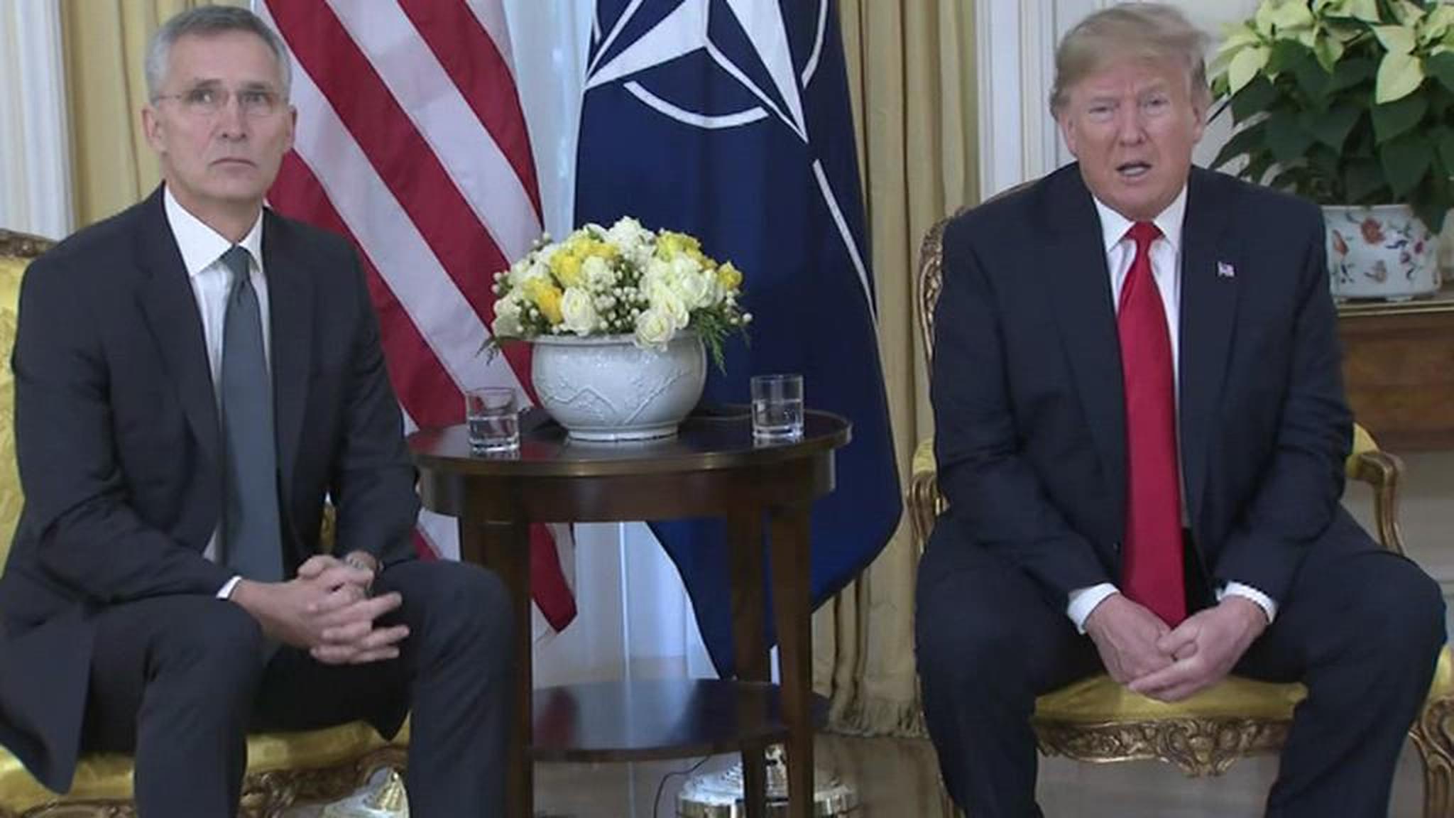 Трамп ответил на заявление Макрона о смерти мозга НАТО