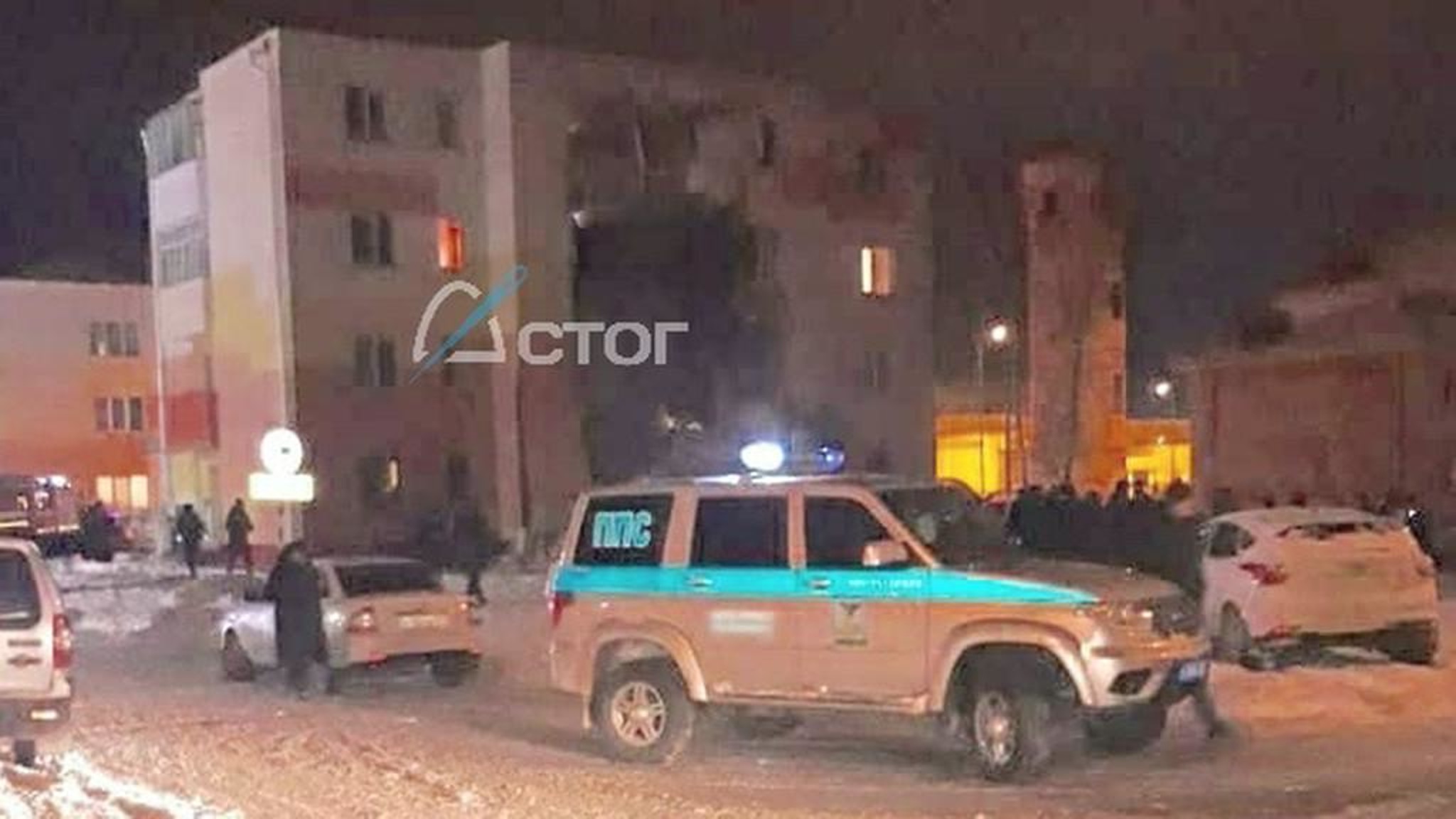 Взрыв газа под Белгородом разрушил стену четырехэтажного дома