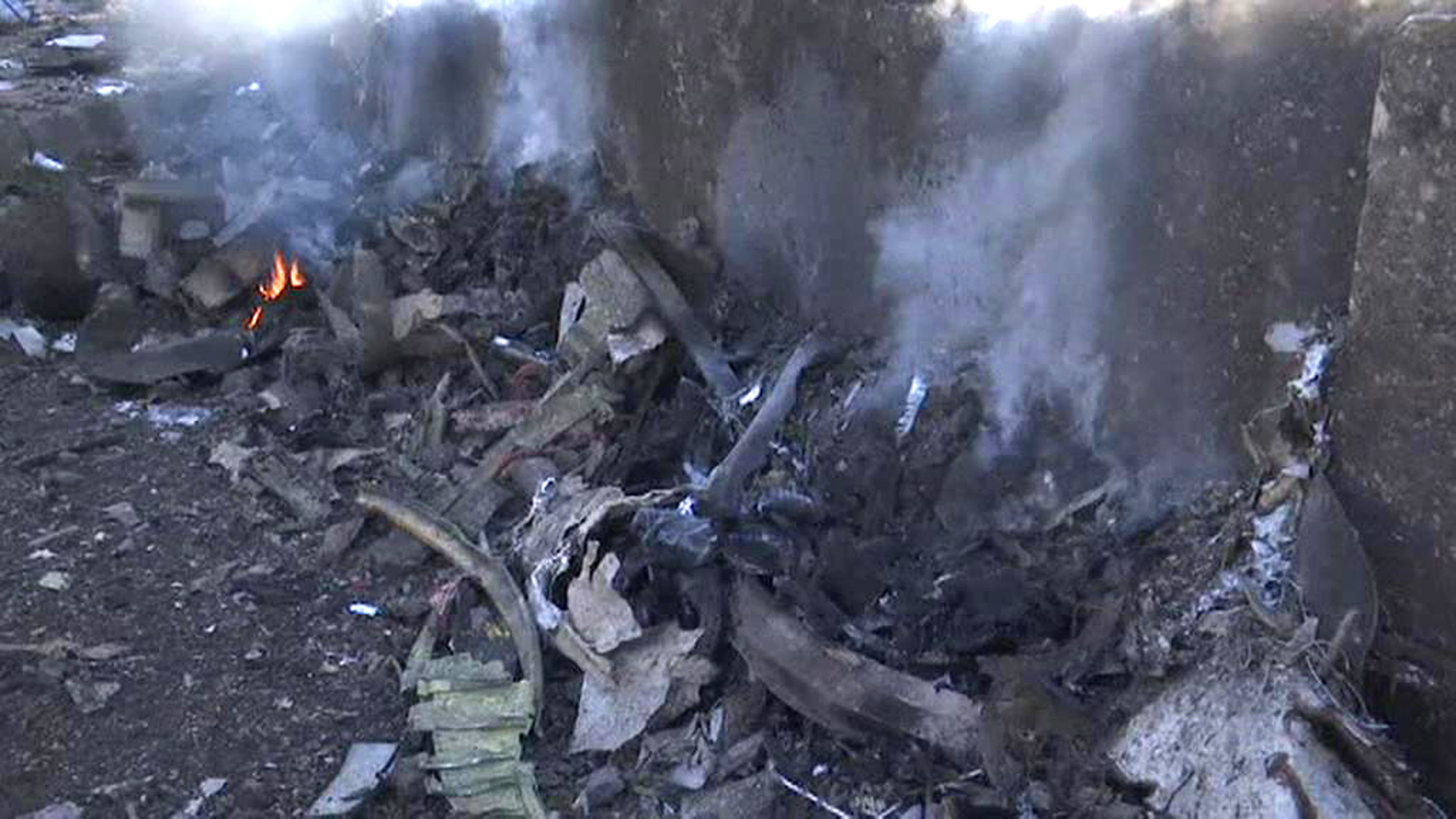 Огонь по всему фюзеляжу: украинский Boeing загорелся еще в воздухе