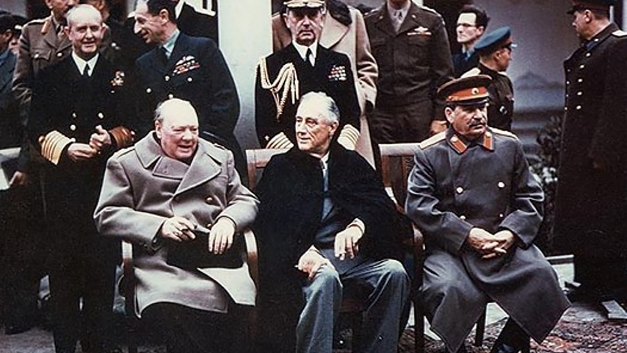 На Ялтинской конференции Черчилль был на вторых ролях, ревновал и упрямился