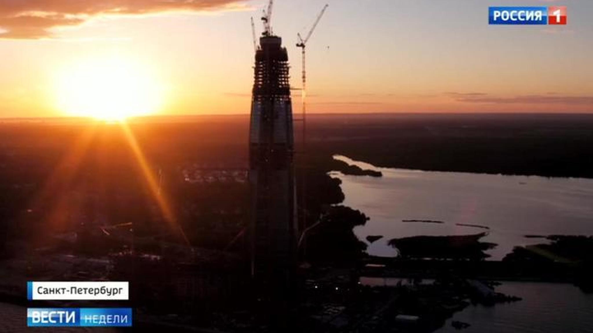 374 Meters - Lakhta High Rise in St. Petersburg Will Tower Over Every Other Building in Europe