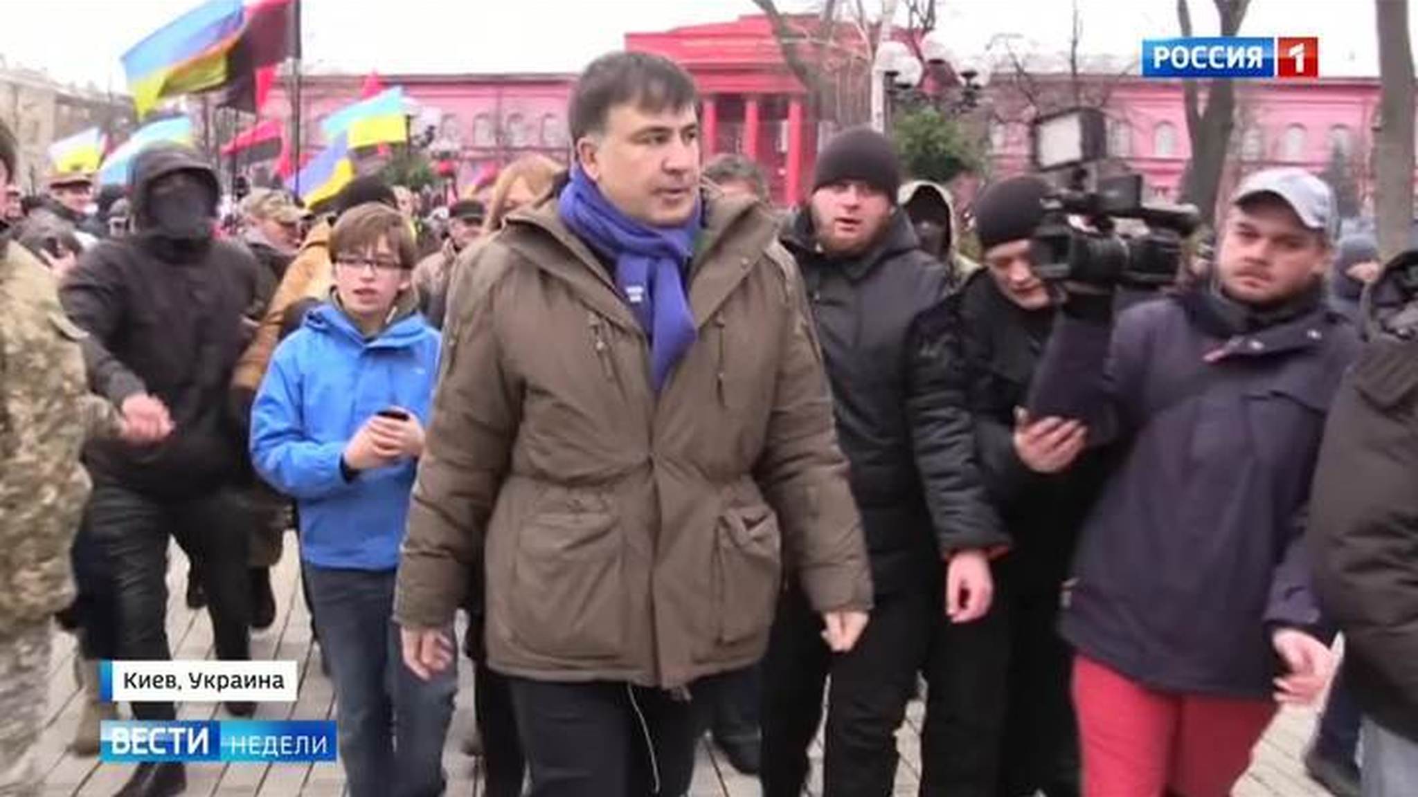 Saakashvili's Mad Mob Starts "Revolution" by Scaring Kids at Jazz Concert in October Palace