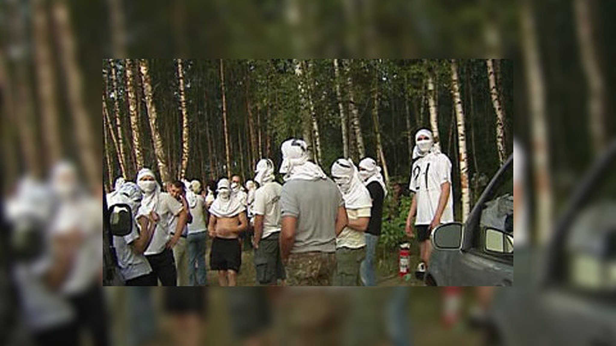 Лагерь защитников Химкинского леса был атакован неизвестными в масках