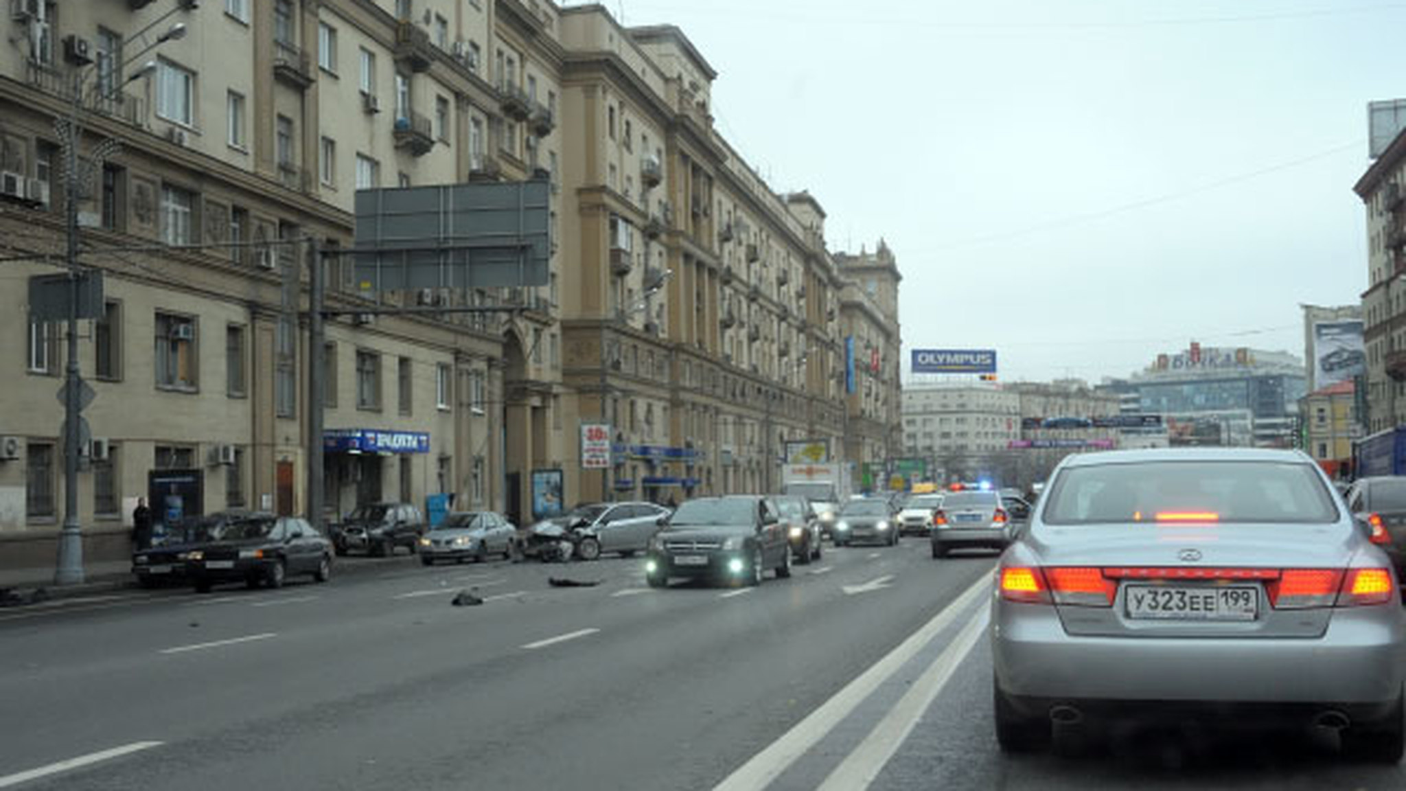 До 2013 года на МКАД появятся спецплощадки для аварийных автомобилей
