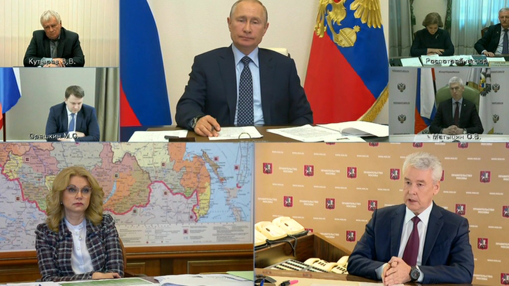 Новости на т/к "Россия 24". Совещание о санитарно-эпидемиологической обстановке в РФ