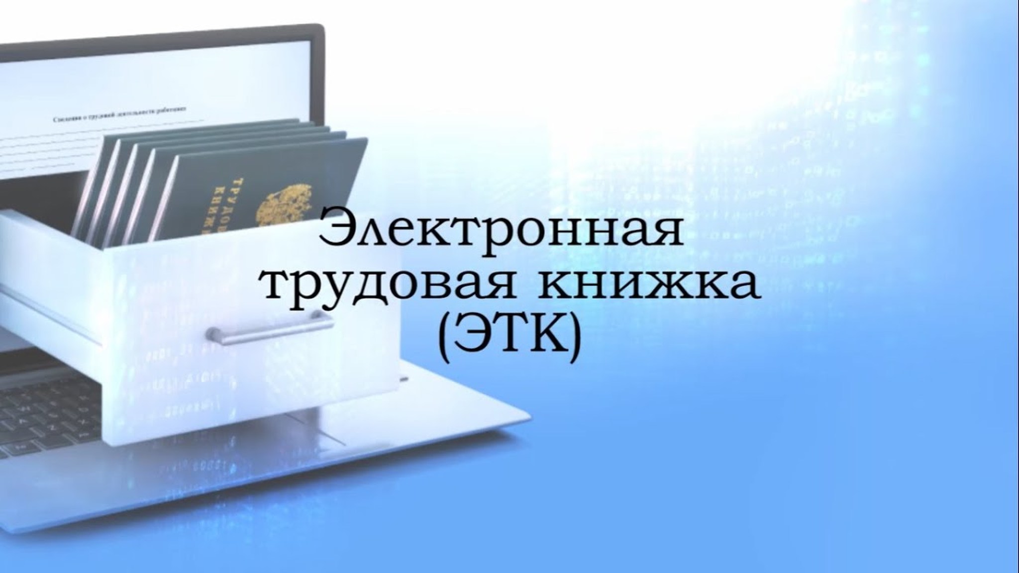 Впервые трудоустраивающимся россиянам будут оформлять электронные трудовые книжки