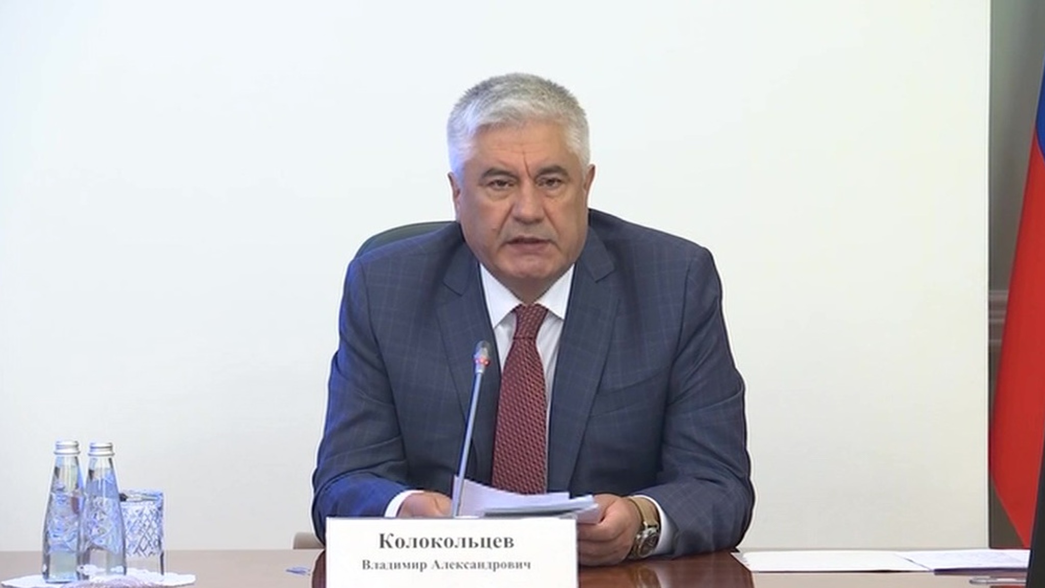 Глава МВД поздравил руководящий состав с присвоением очередных званий