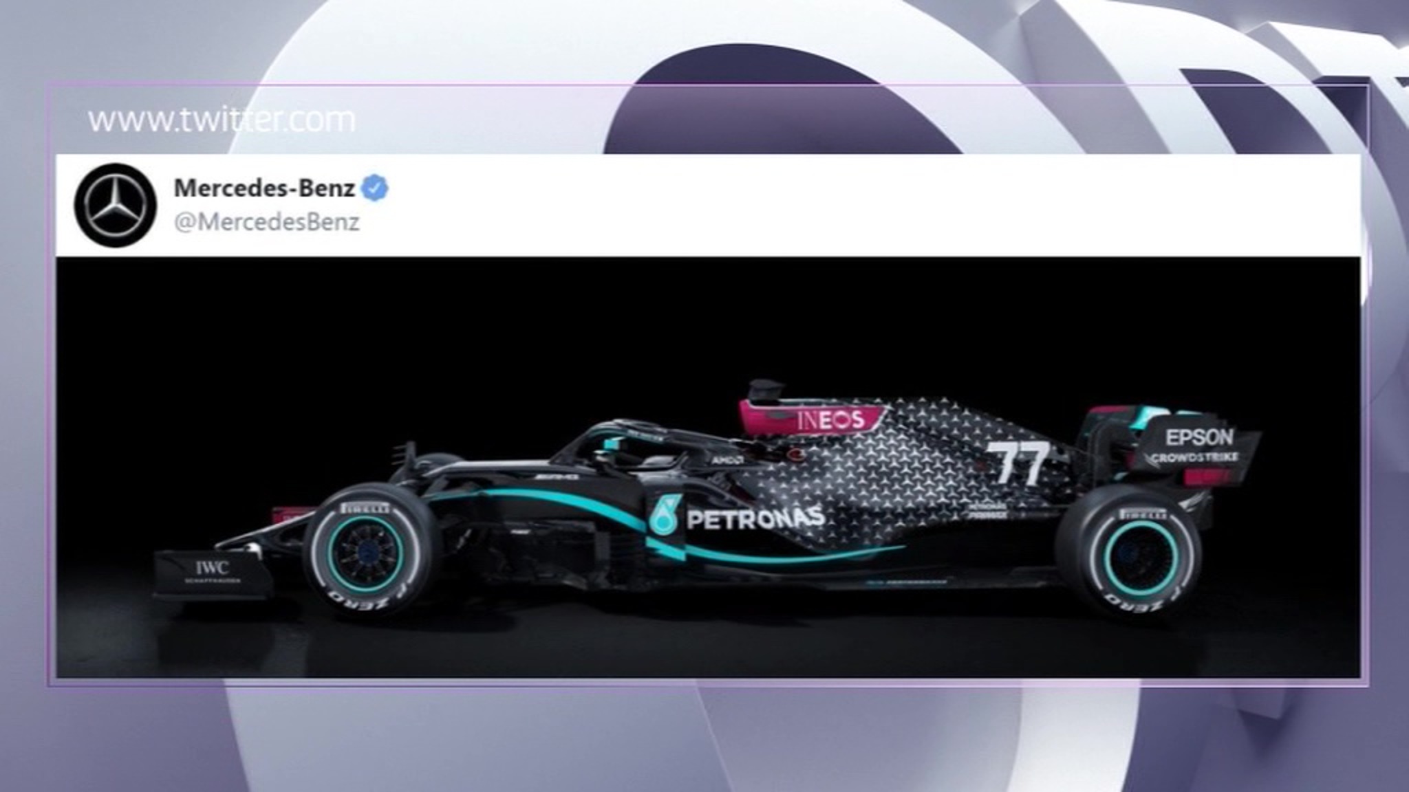 Mercedes открестился от расизма. Болид команды будет черным