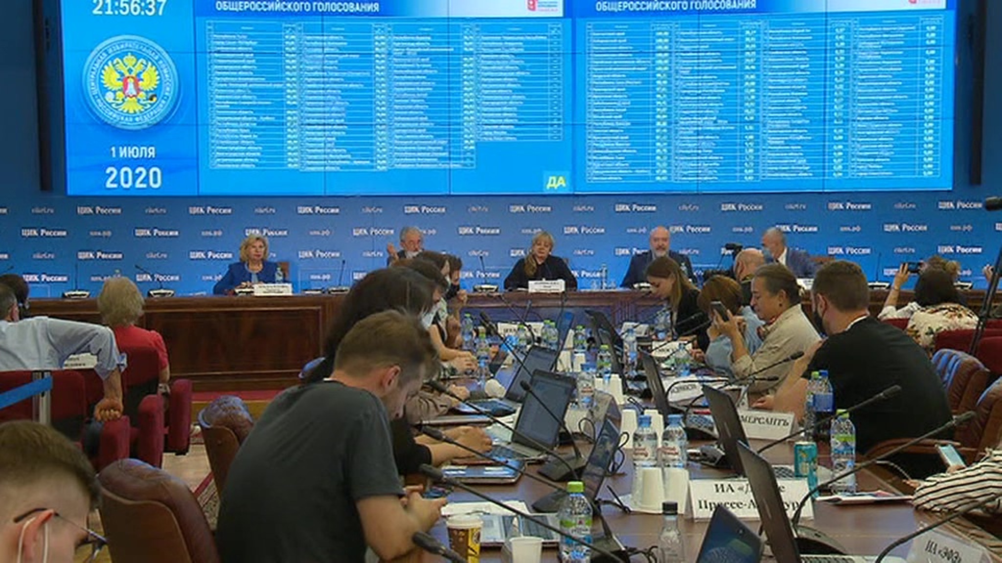 Осталось обработать менее 5% протоколов: поправки поддержали 78% россиян