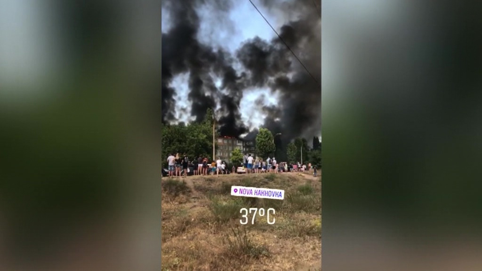 Семейная ссора вылилась в масштабный пожар в пятиэтажке
