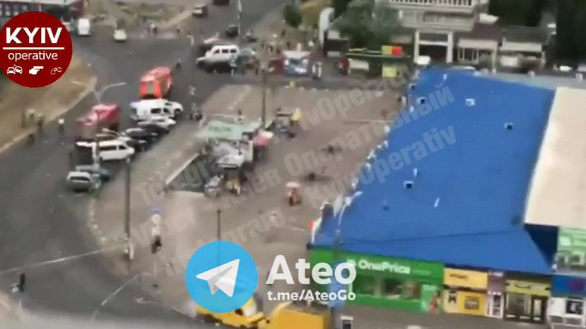 Взрыв прогремел у станции метро в Киеве