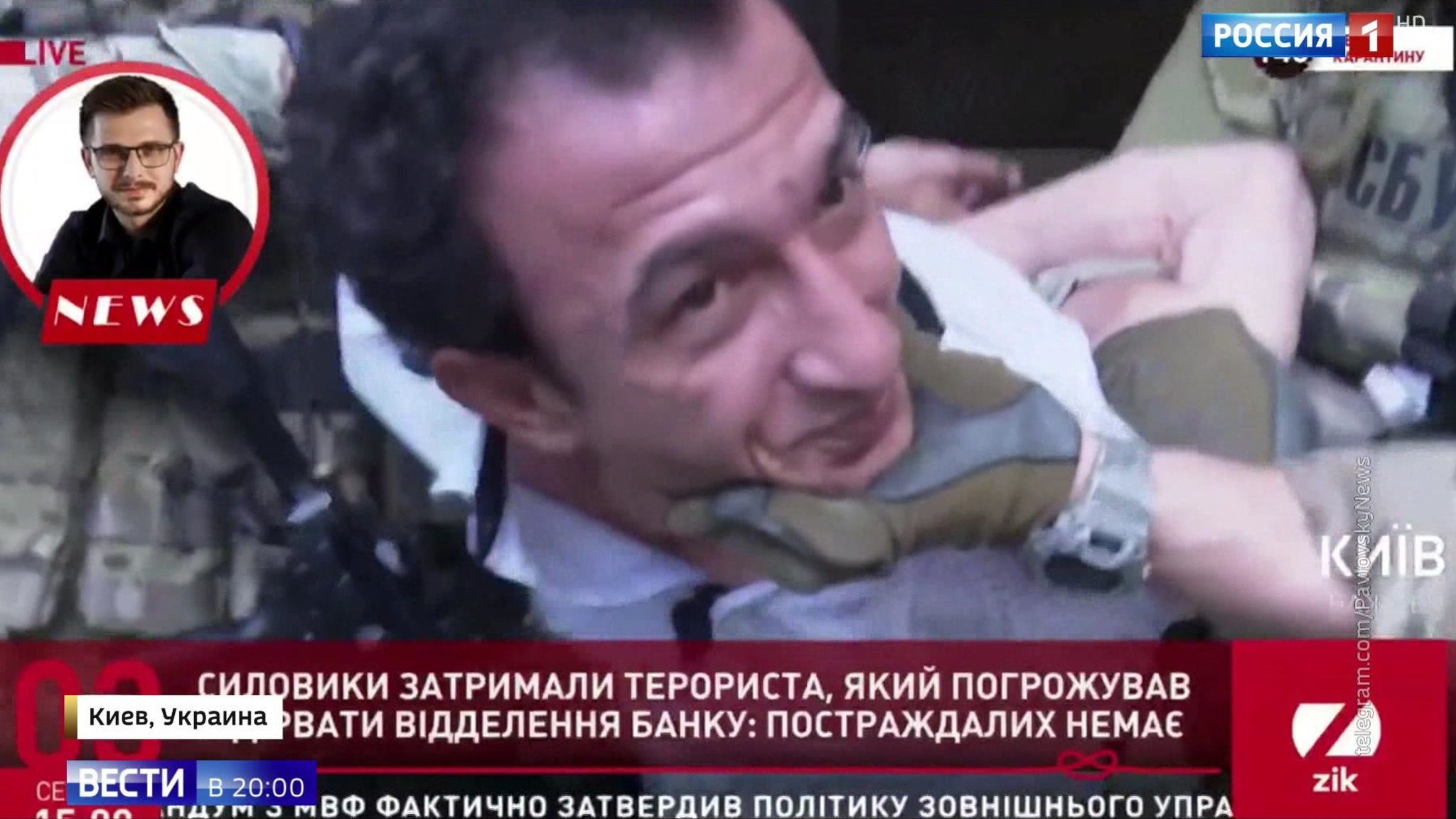 Дебют в прямом эфире: что киевский террорист успел сказать про Зеленского