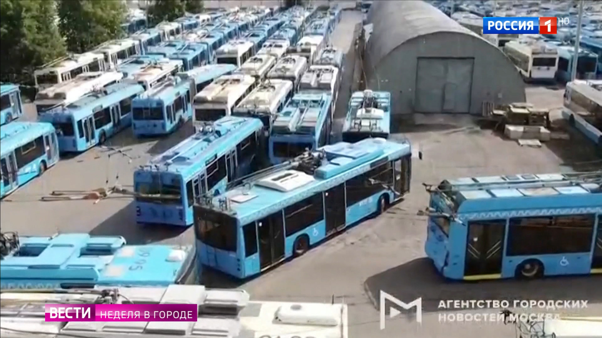 Московские троллейбусы заменили на электробусы