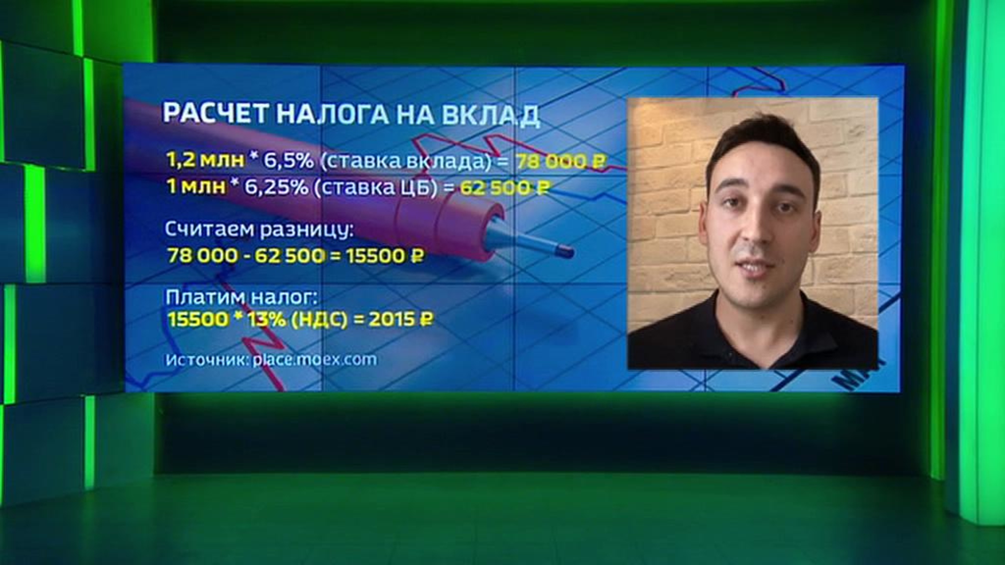ФНС рассказала, как посчитает налог со вкладов
