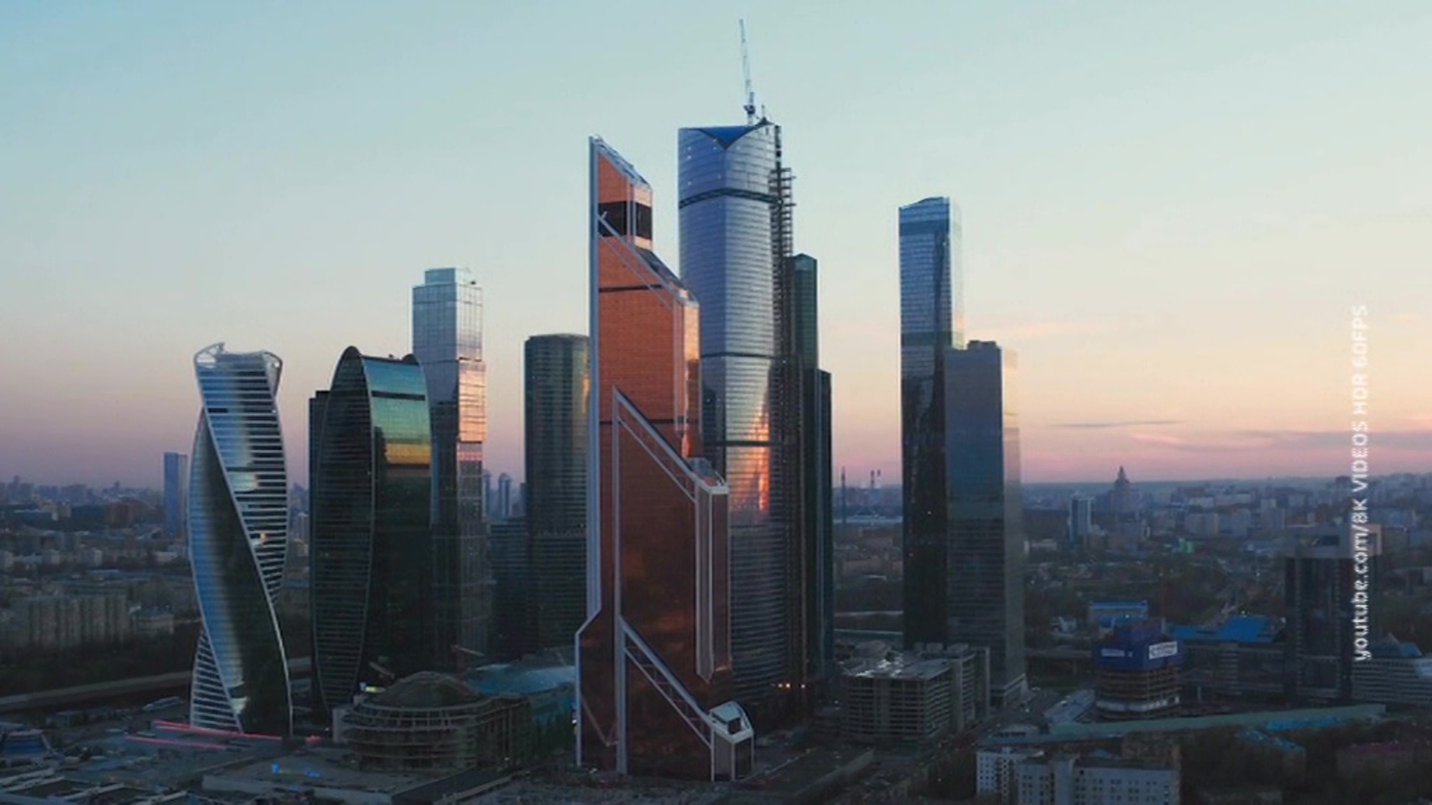 Строительство делового квартала "Москва-Сити" завершено на 75 процентов