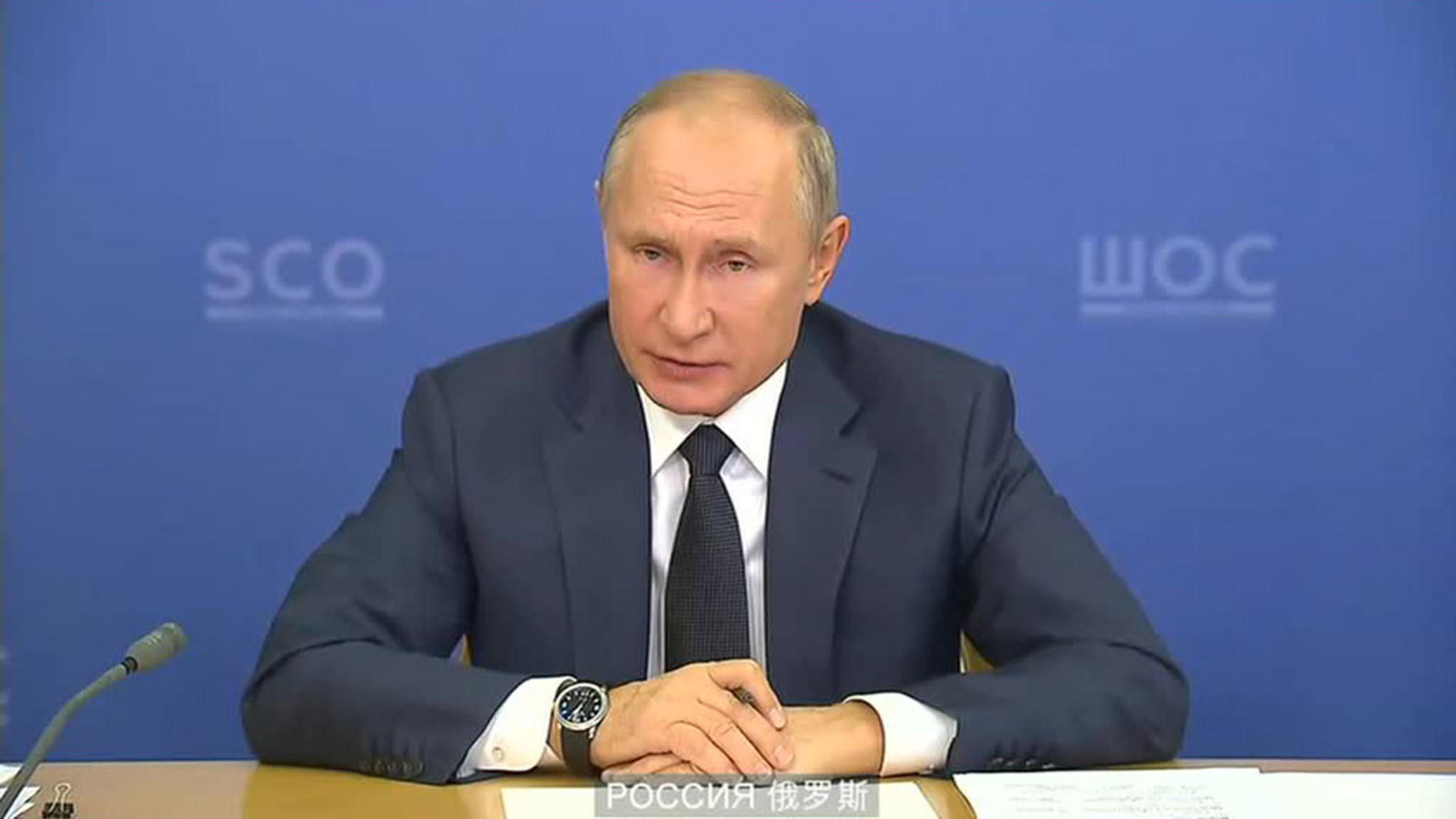 Путин: страны ШОС могут вместе смягчить последствия пандемии