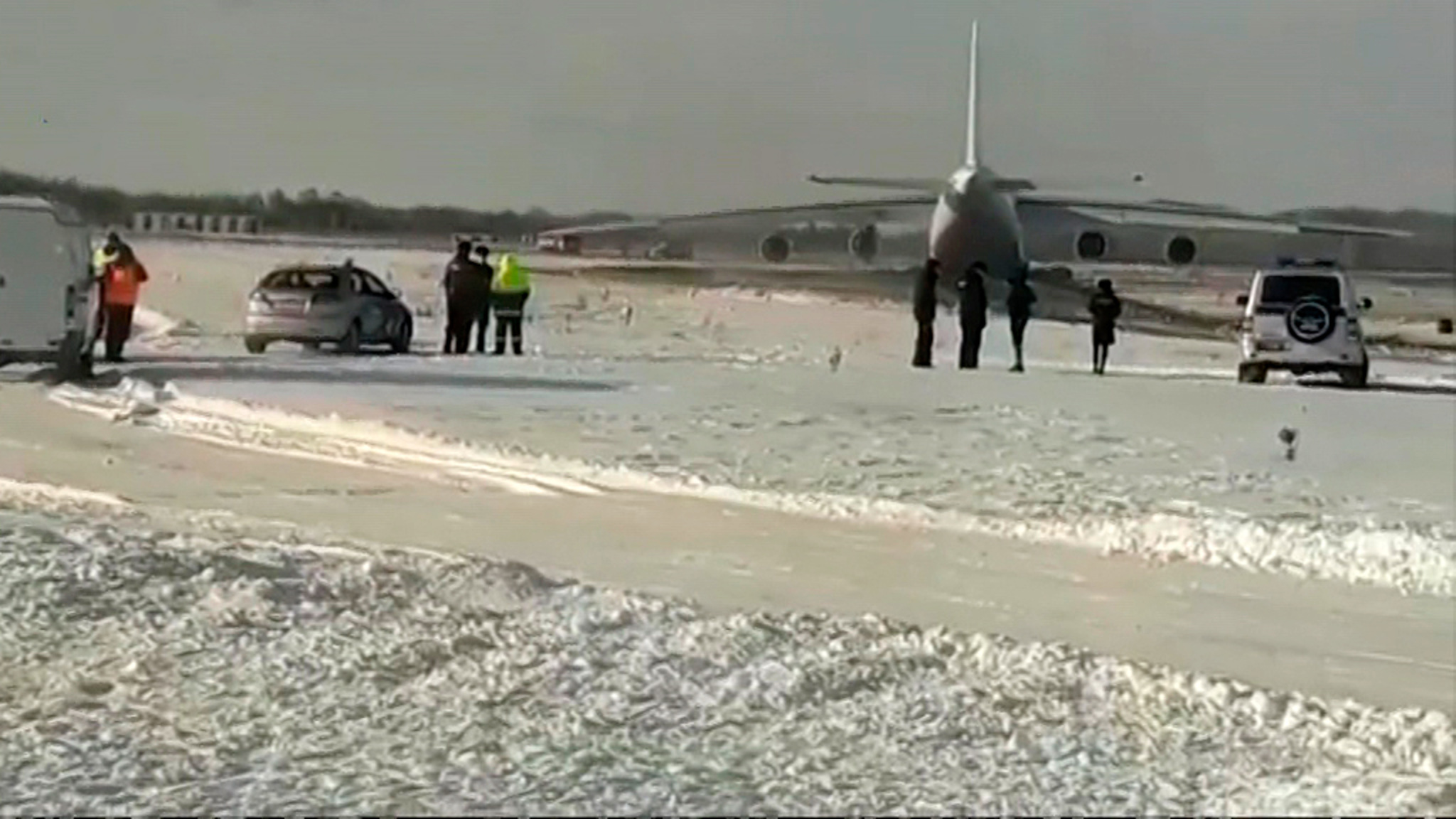 Причина жесткой посадки Ан-124 в Новосибирске – техническая неисправность