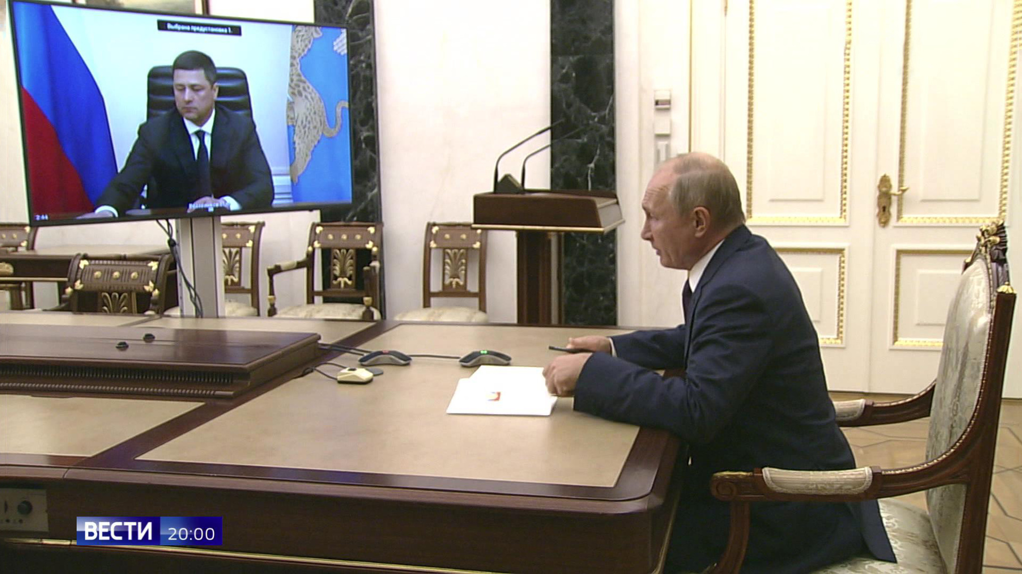 Пандемия не мешает развитию экономики: разговор Путина с главой Псковской области