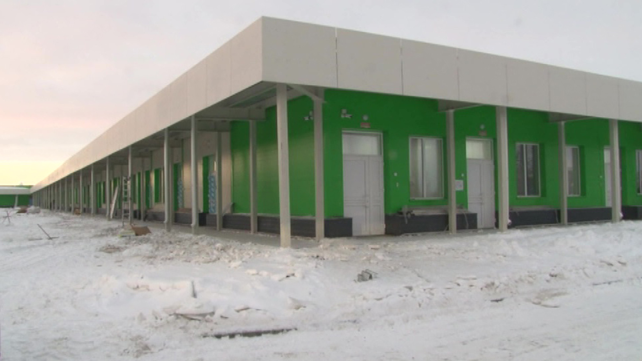 В Новом Уренгое завершается строительство нового госпиталя