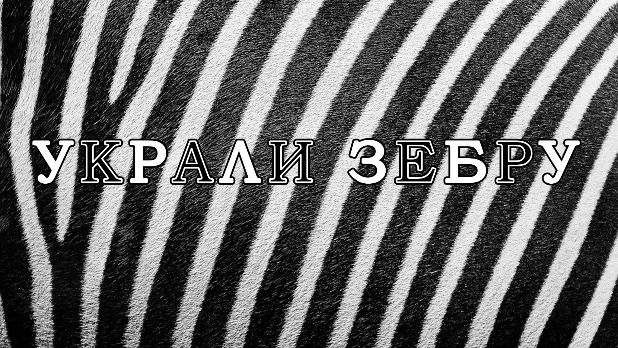 Украли зебру