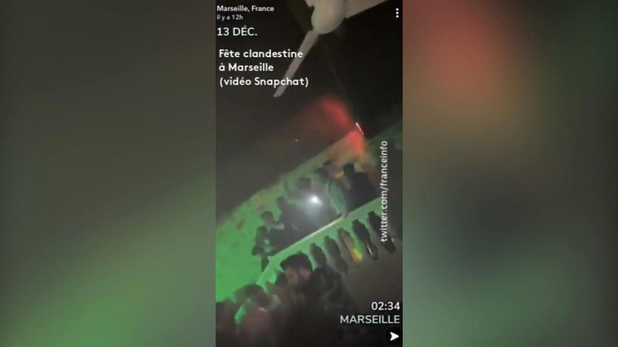 Марсельская полиция разогнала и оштрафовала участников вечеринки