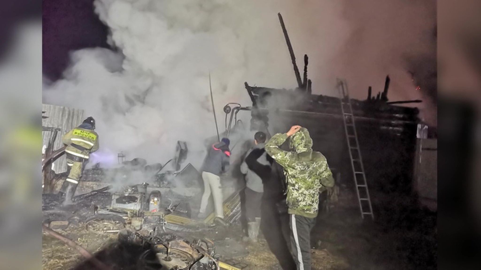 В Башкирии на пожаре погибли 11 человек