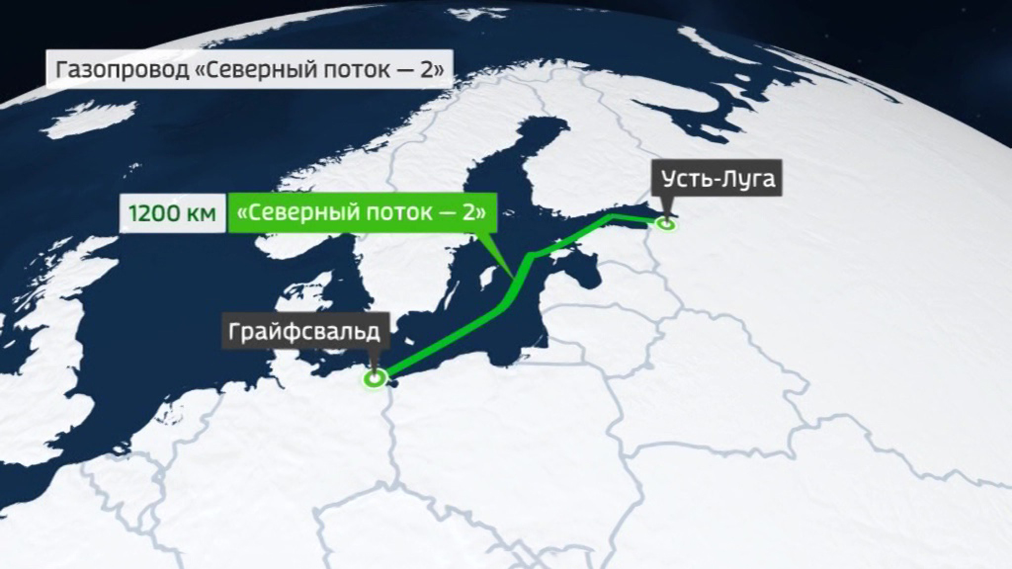 Германия продлила разрешение на прокладку "Северного потока – 2"