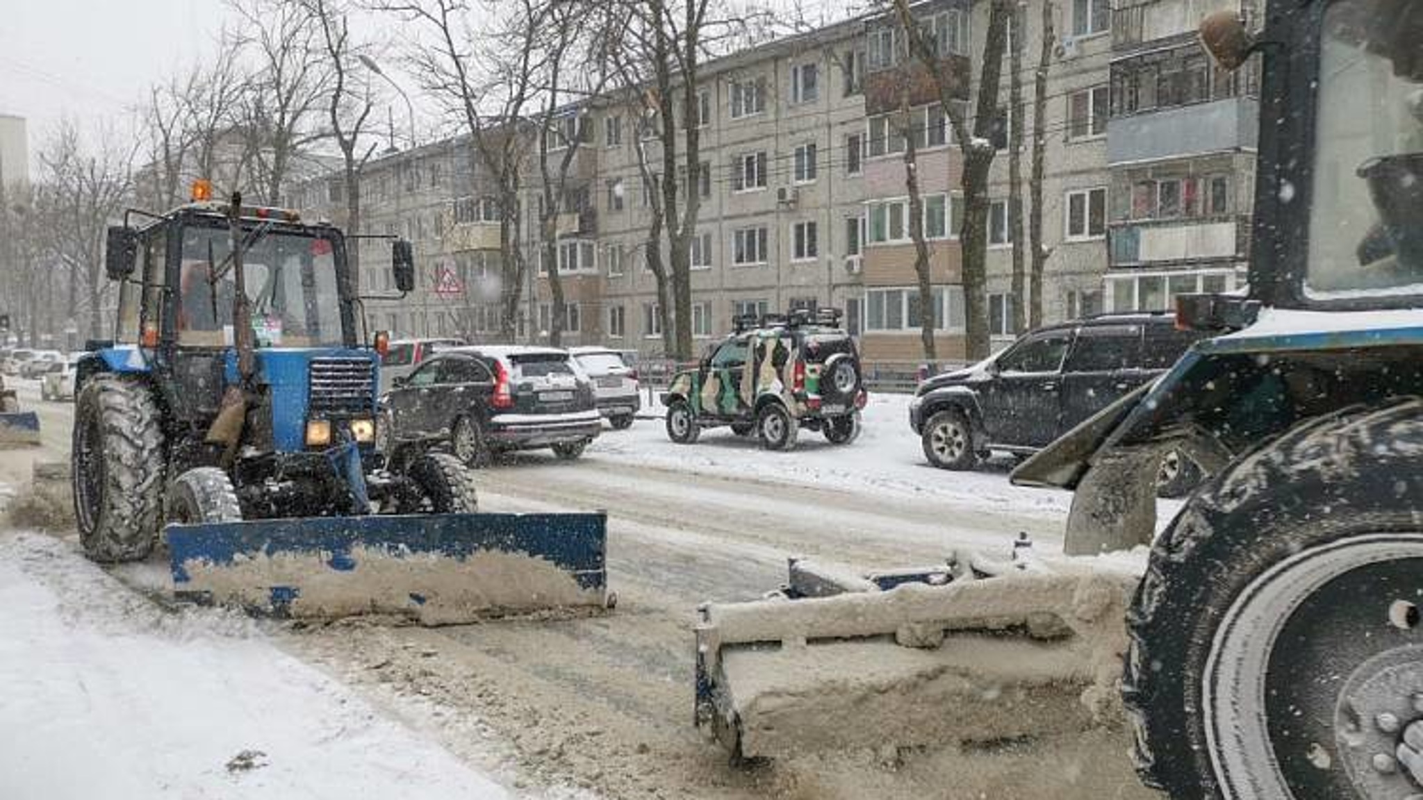 Во Владивостоке введён режим повышенной готовности из-за непогоды