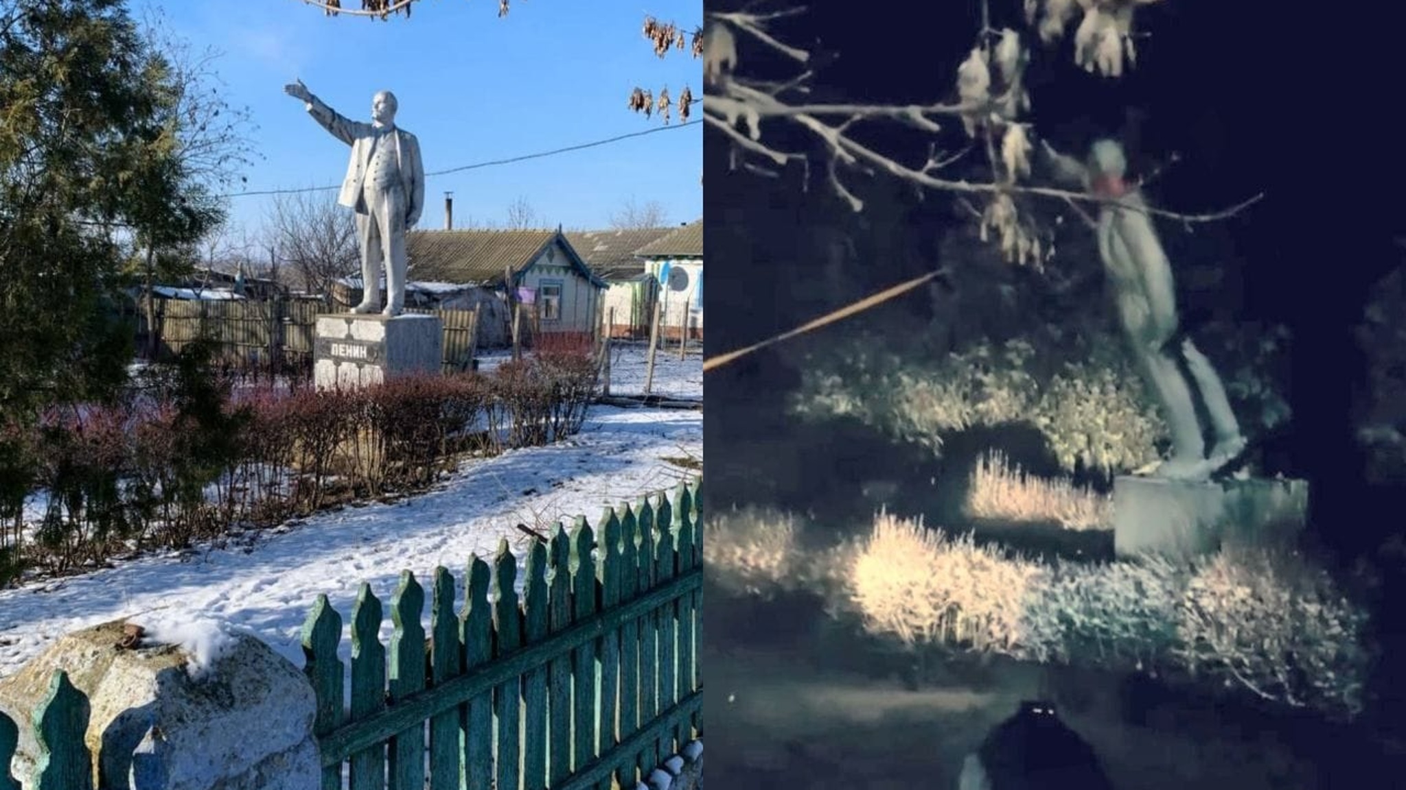 Последний памятник Ленину снесли на Украине