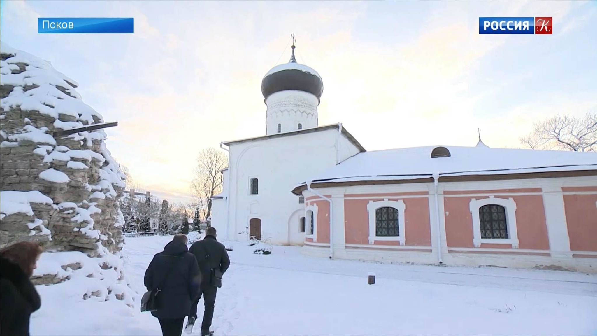 В Пскове восстанавливают храм Вознесения Снетогорского монастыря