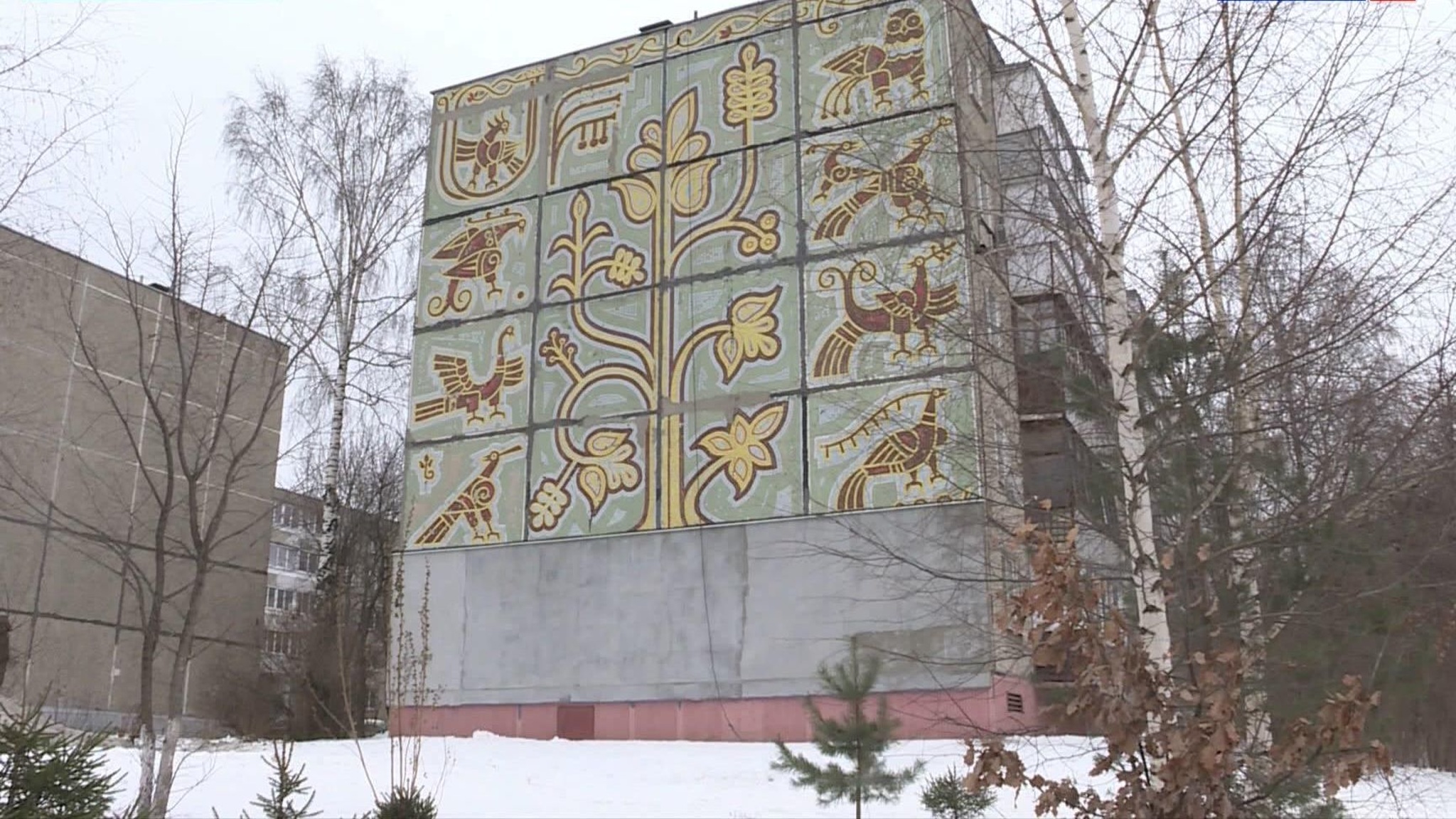 Во Владимире из-за холодов может быть уничтожена уникальная мозаика