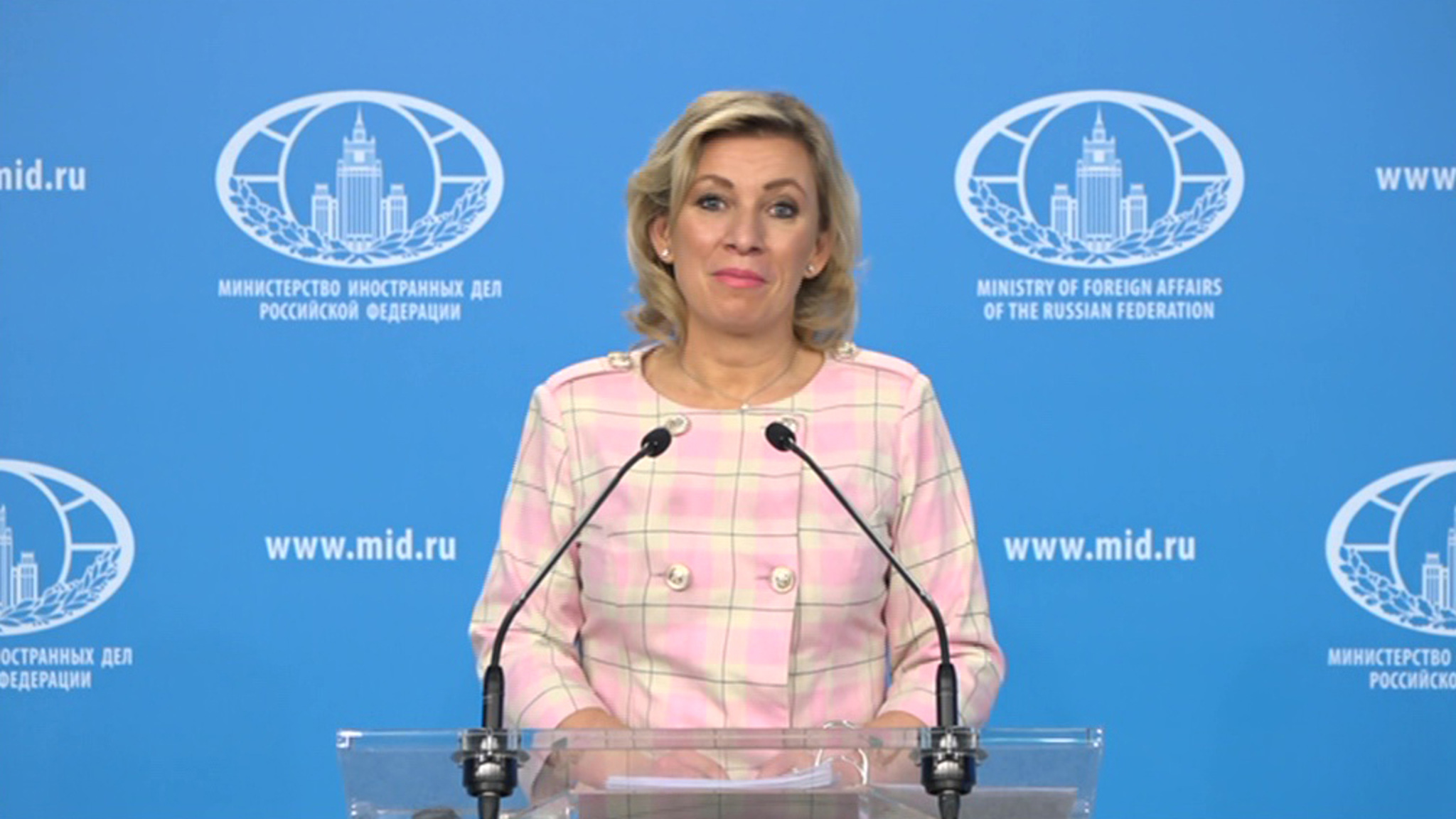 Захарова: участие западных послов в митингах – это спланированная акция