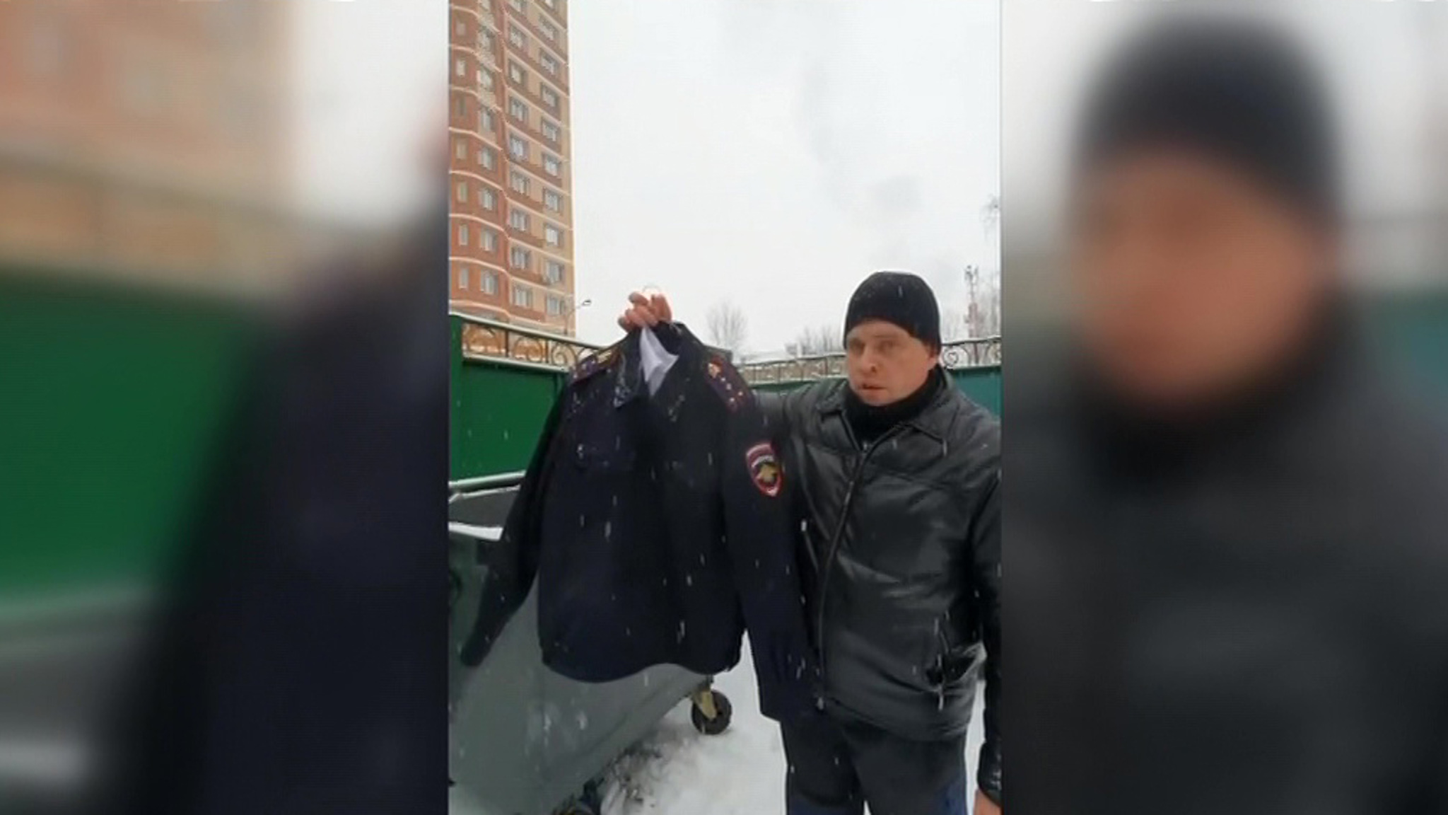 МВД: полицейский, выбросивший в мусорку форму,  никогда не дежурил на митингах
