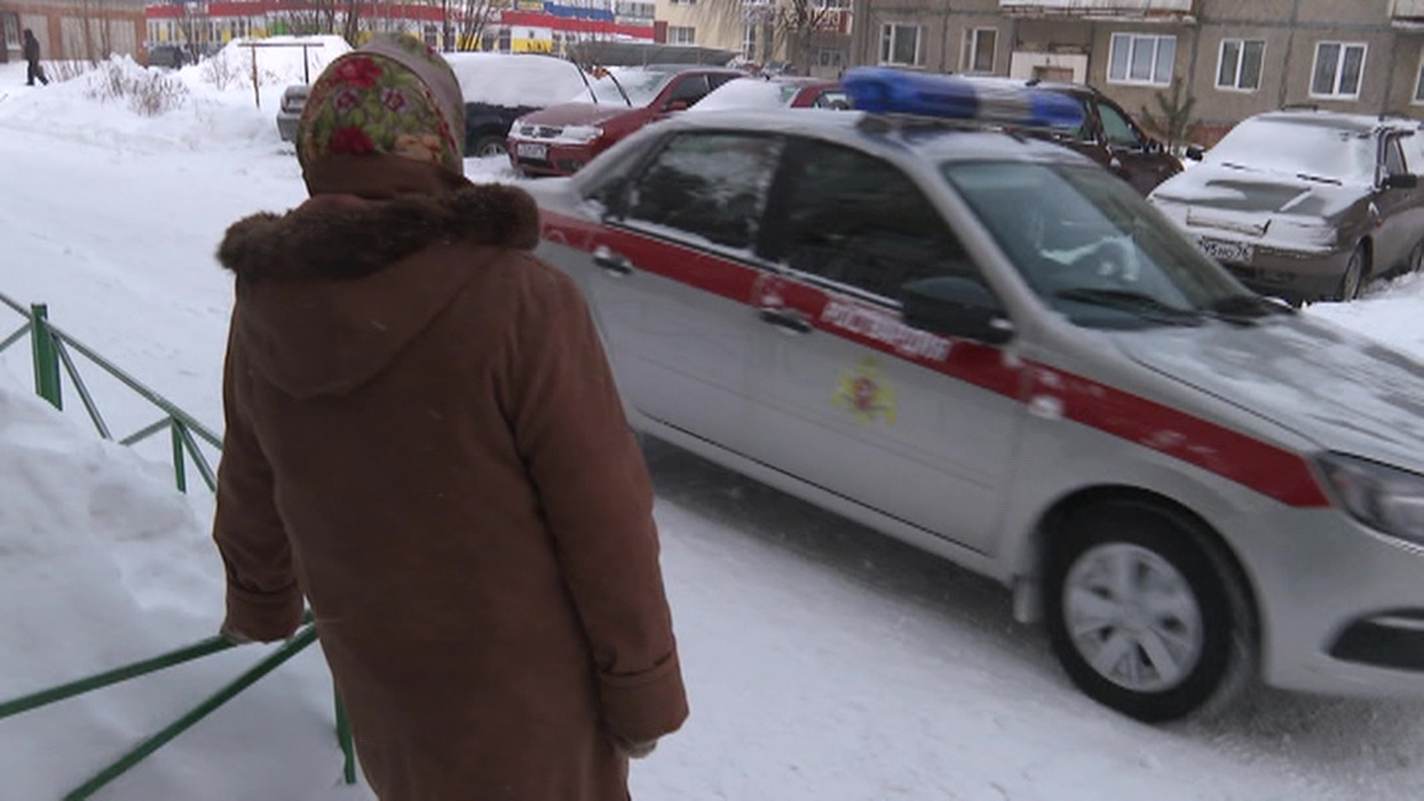 Под Ярославлем бойцы Росгвардии проведали ранее спасенную бабушку