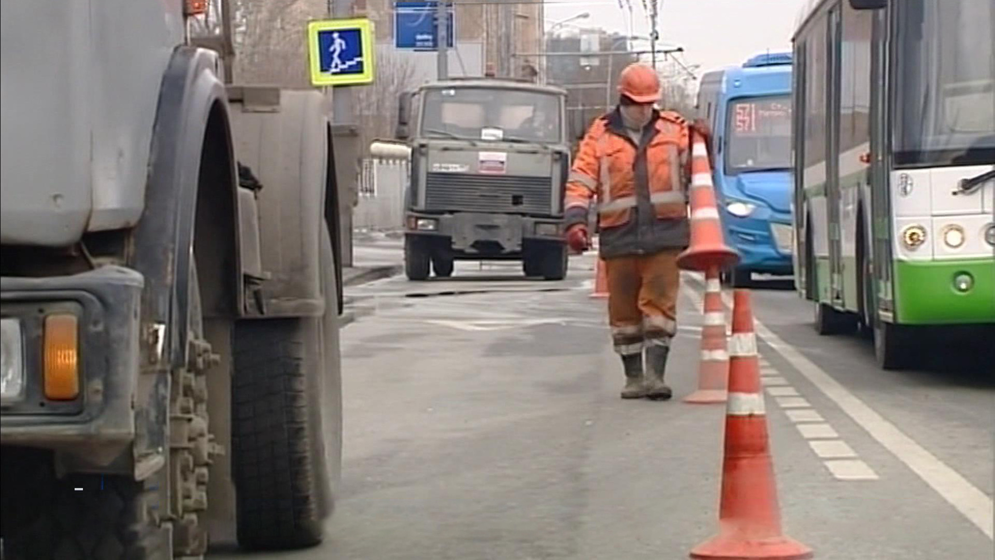 На пересечении МКАД с Алтуфьевским шоссе ограничат движение