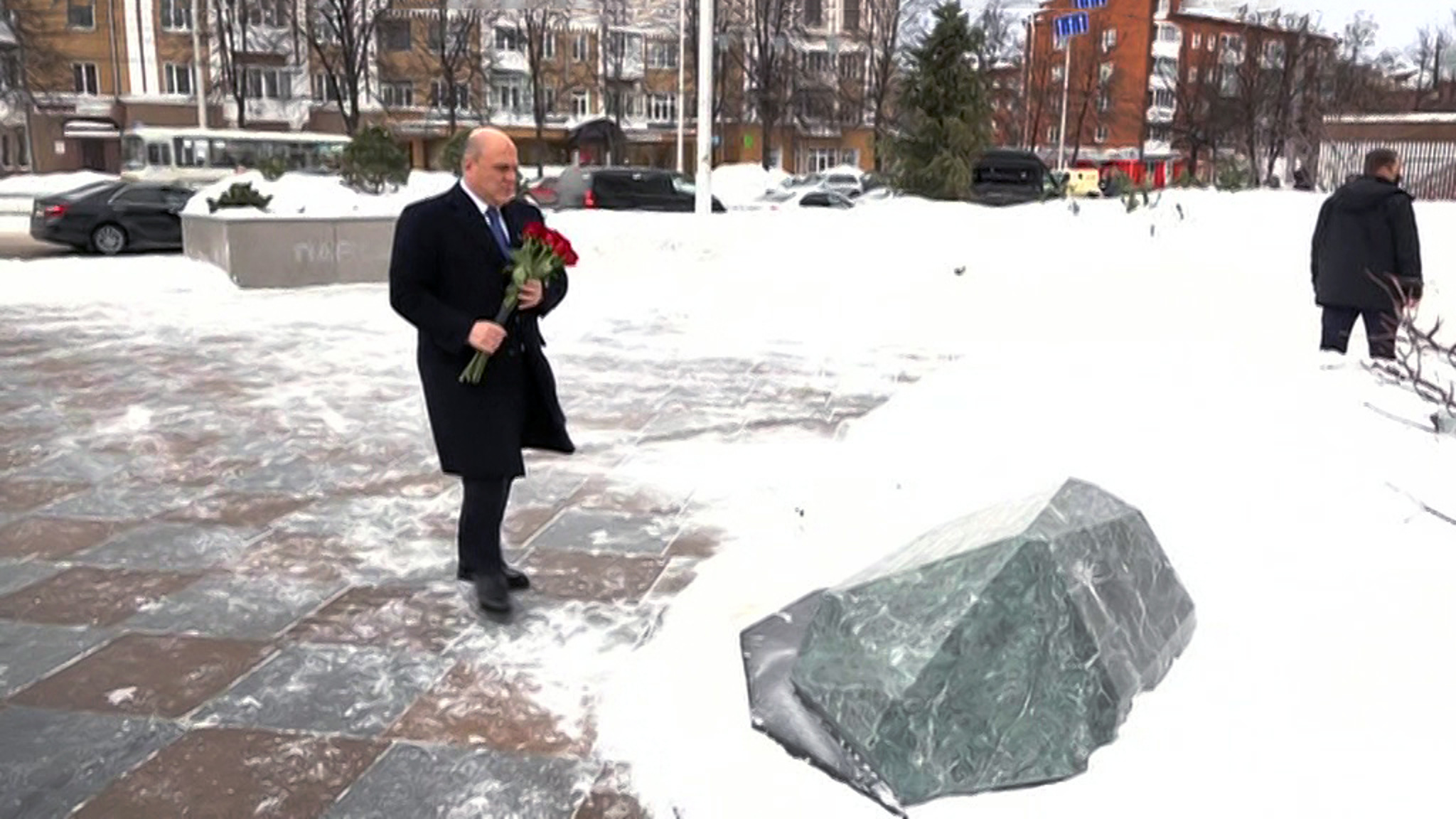 Мишустин возложил венок в парке Ангелов в Кемерове