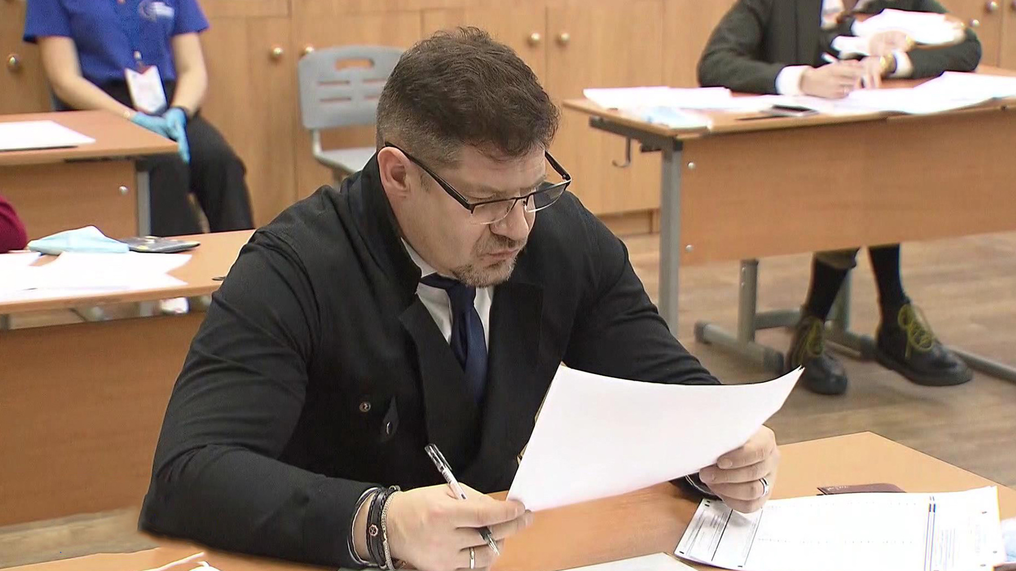 В Москве прошел ЕГЭ для родителей