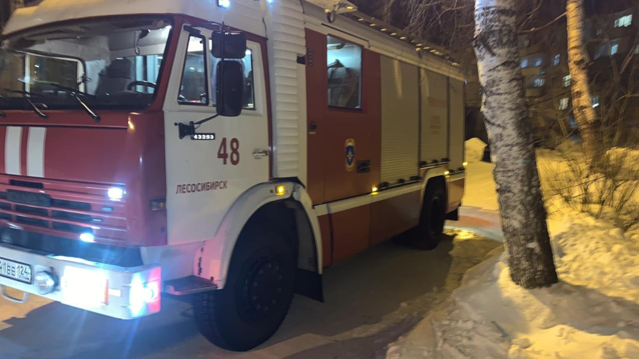 В Красноярском крае потушили пожар в доме, где погибли четверо детей