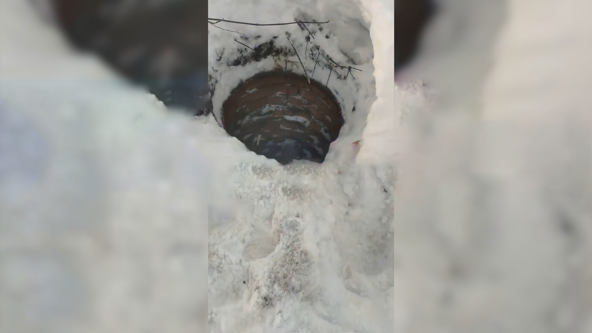 В Самаре чудом спасли женщину и ребенка, упавших в колодец. Видео