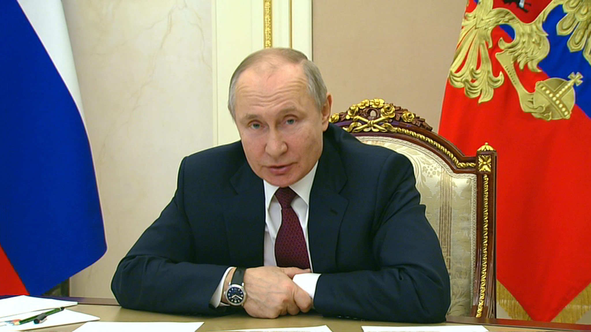 Путин поздравил россиян с годовщиной воссоединения Крыма с Россией