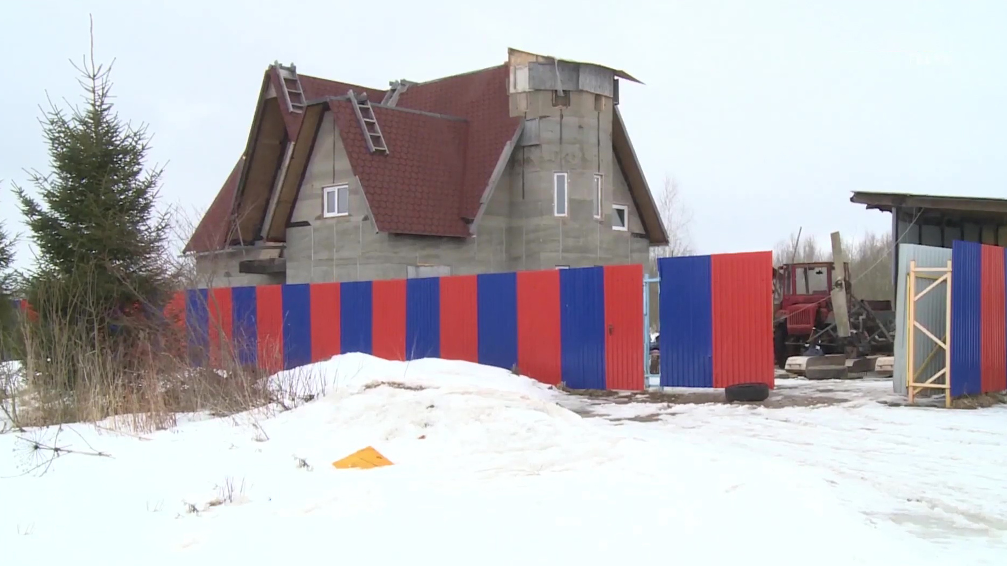 В Тверской области построили дом из опилок